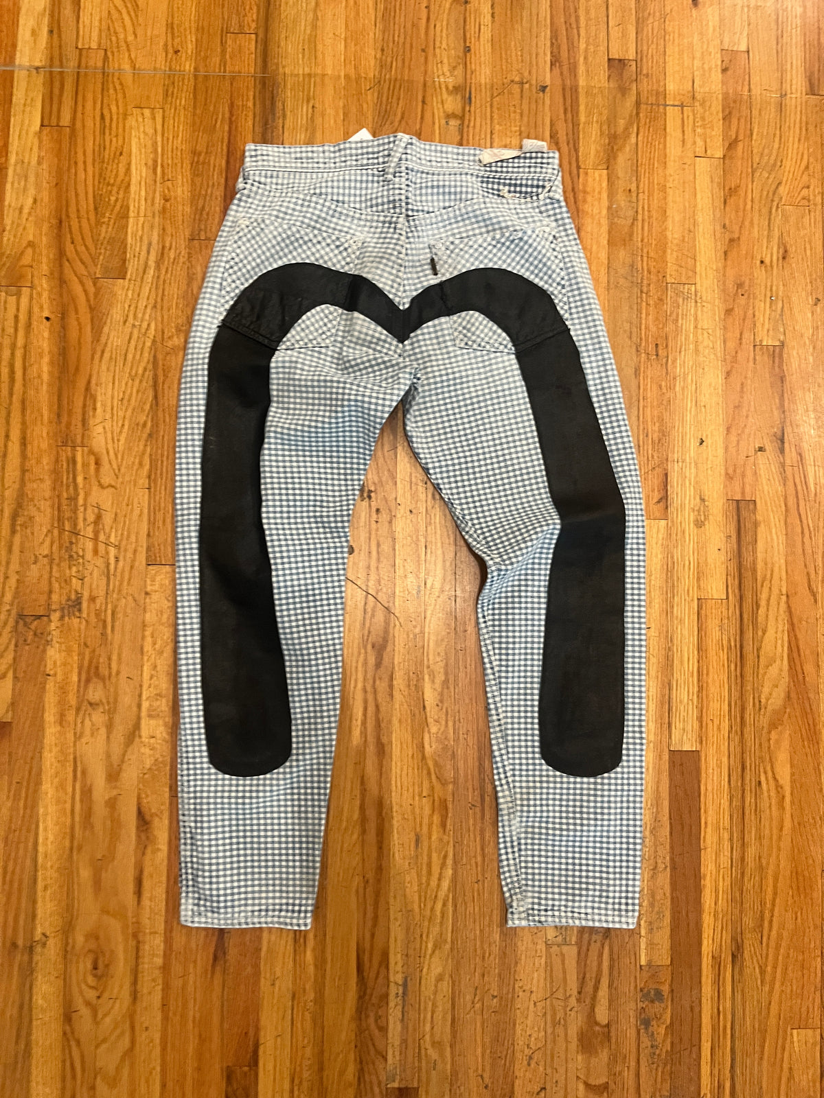 (34”) evisu Daicock Pixilated Slim Pants