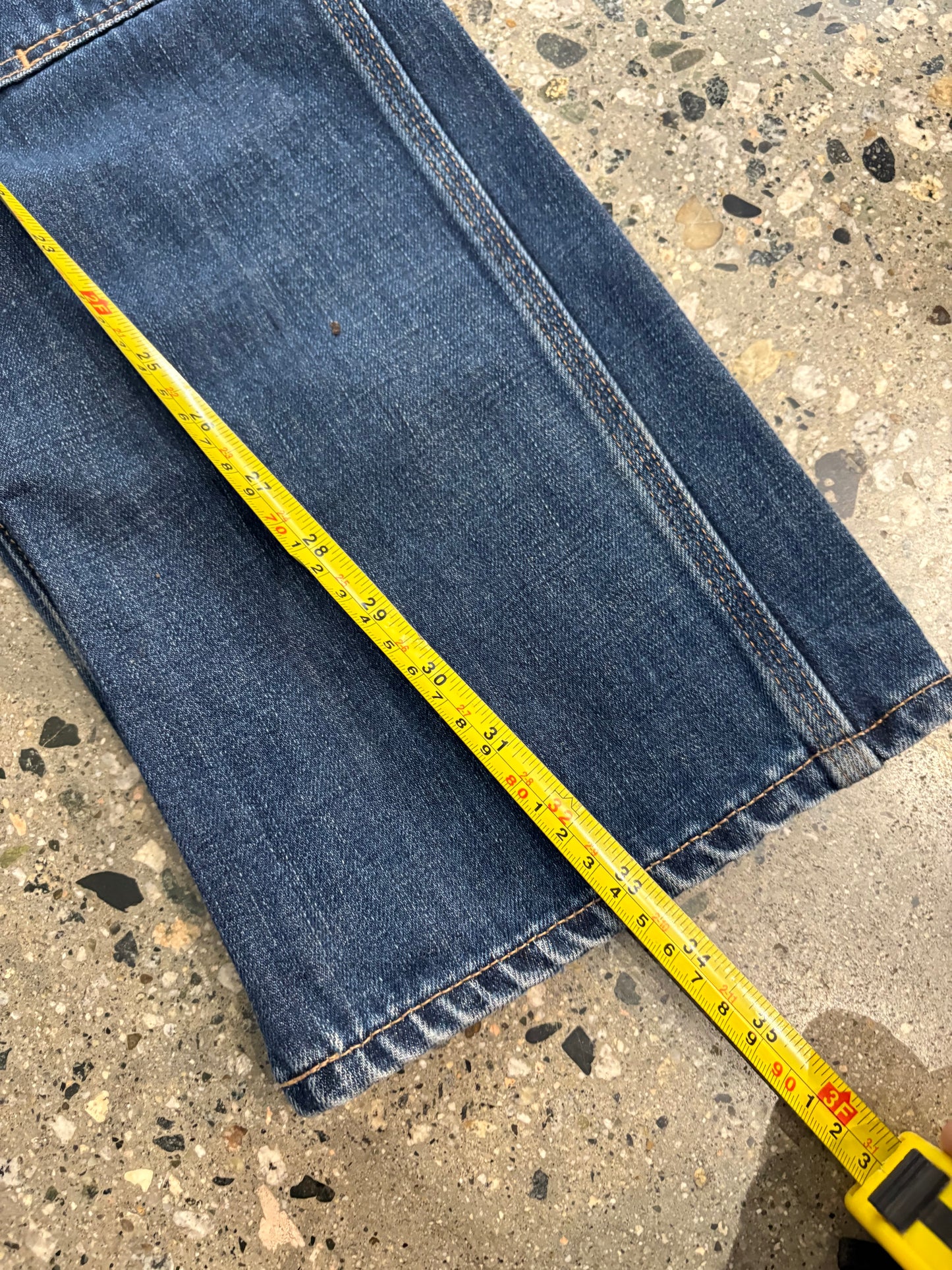 36” Early 2000s Bape Sad Face Jeans