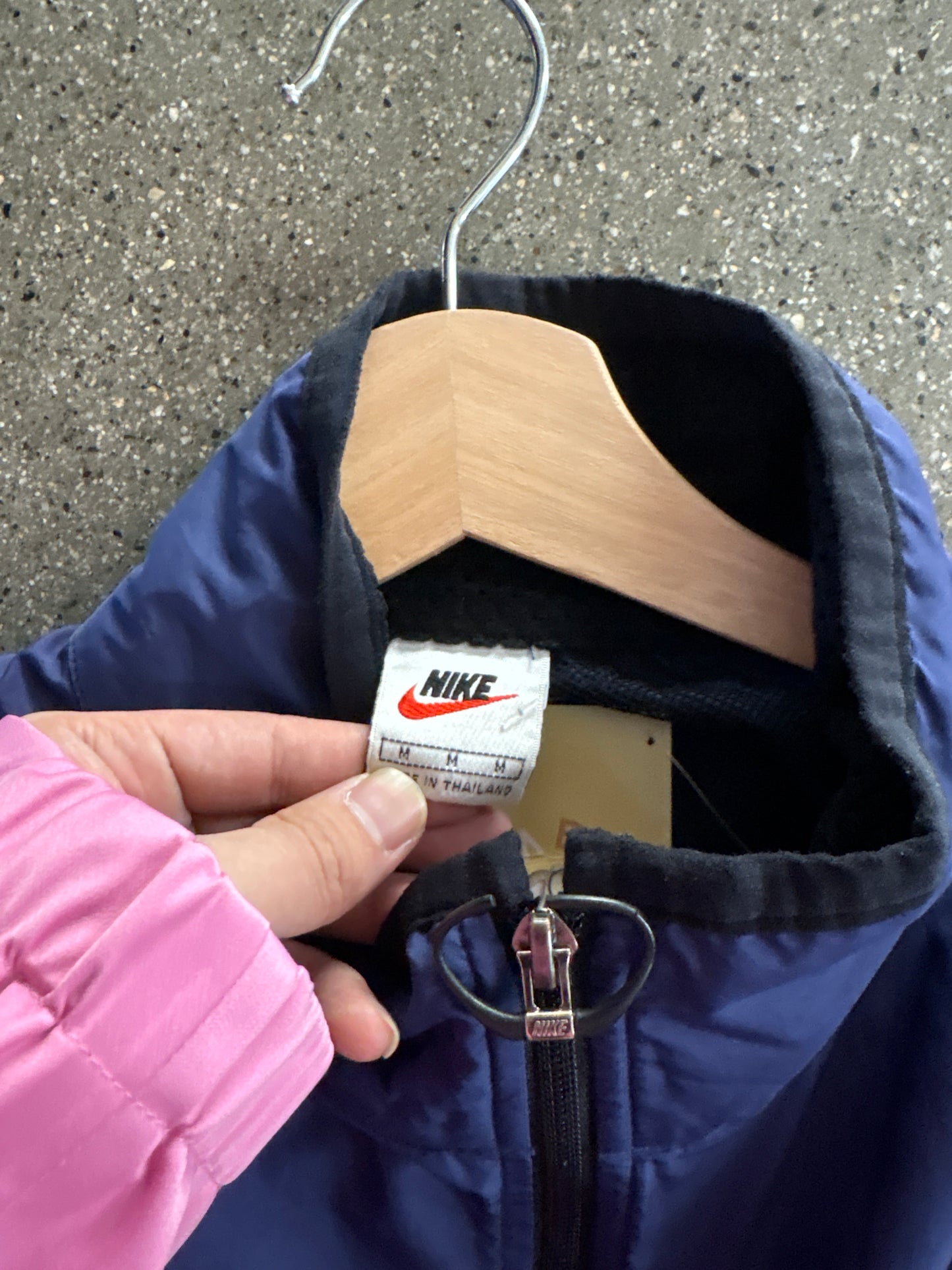 (M/L) 1990s Nike Blue Windbreaker