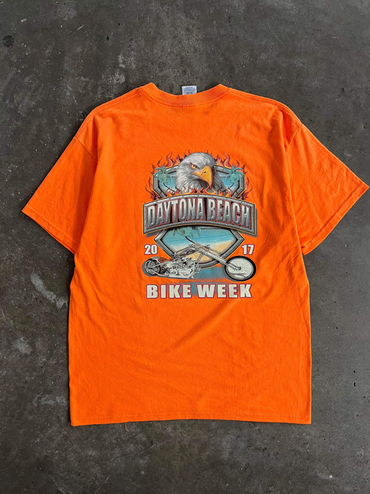 ~ (XL) 2017 Daytona Beach Biker Tee