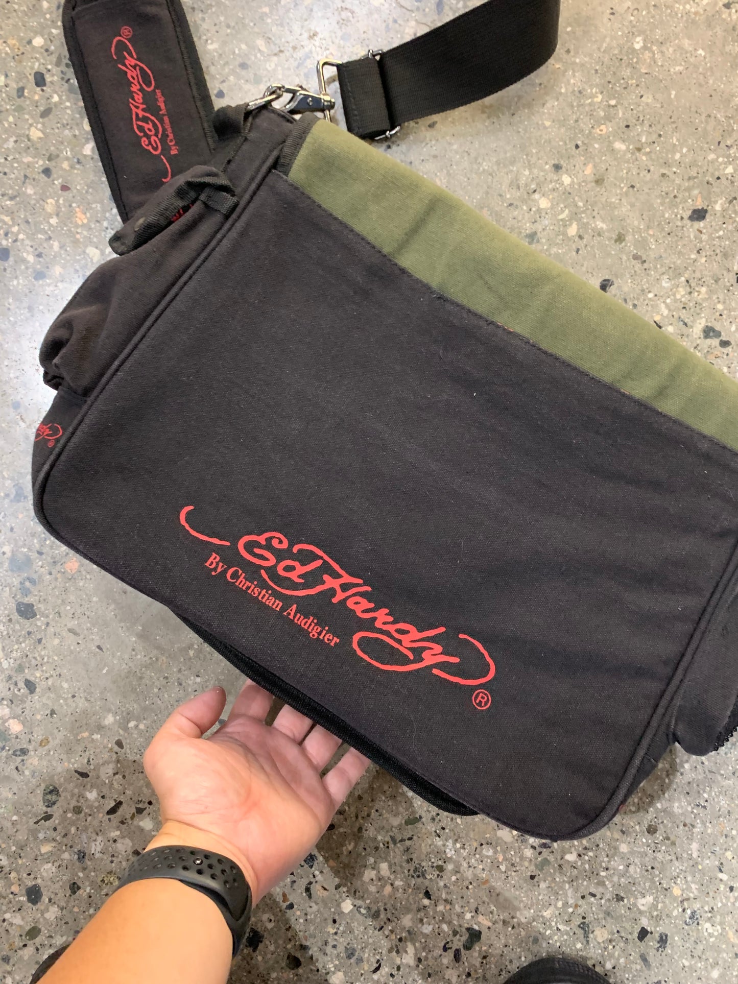 (OS) Ed Hardy Side Bag