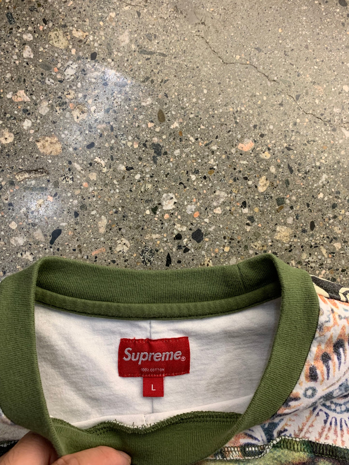 (M/L) Supreme Mosaic Patchwork Top