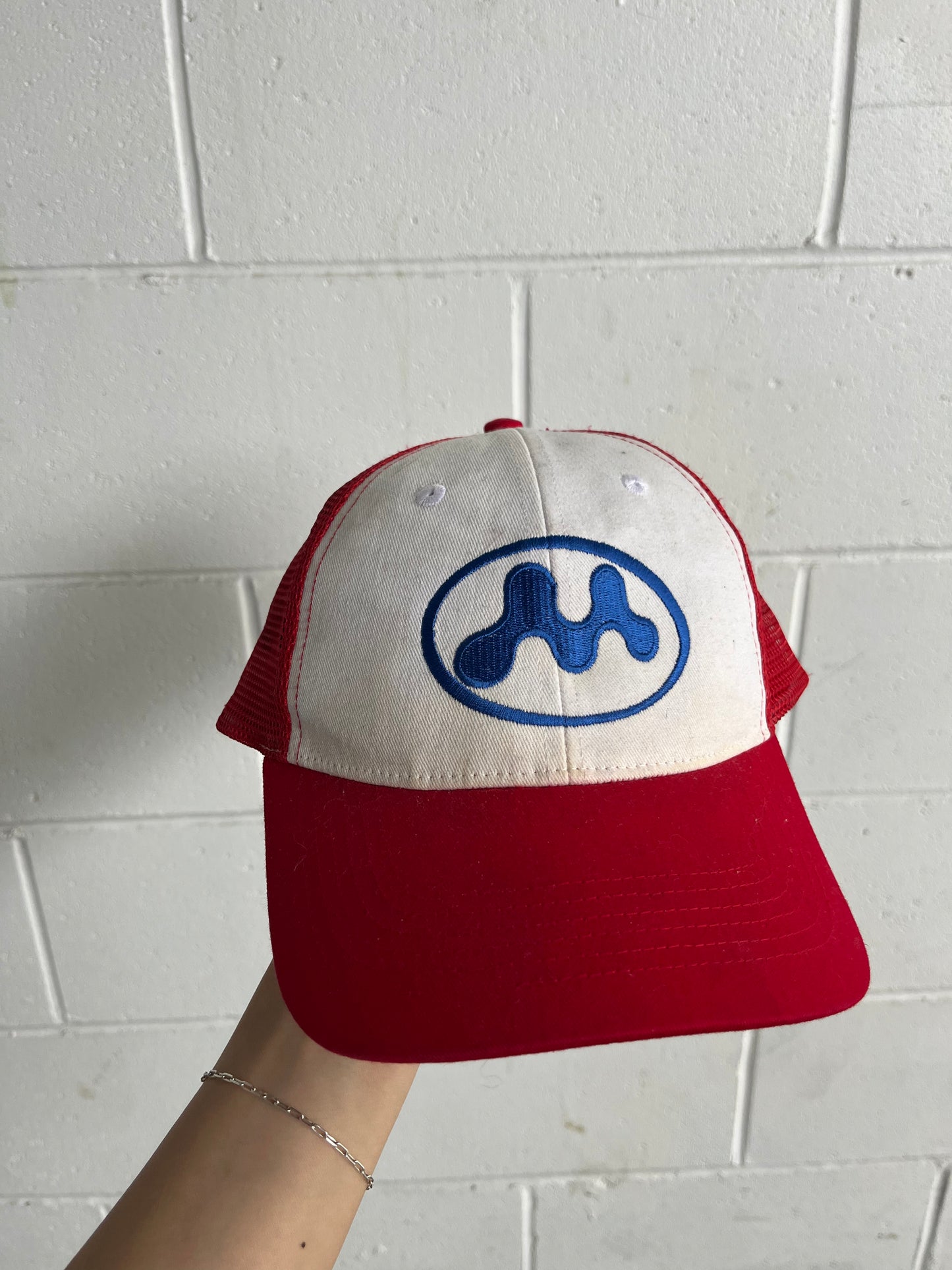 (OSFA) Mowalola Red Trucker