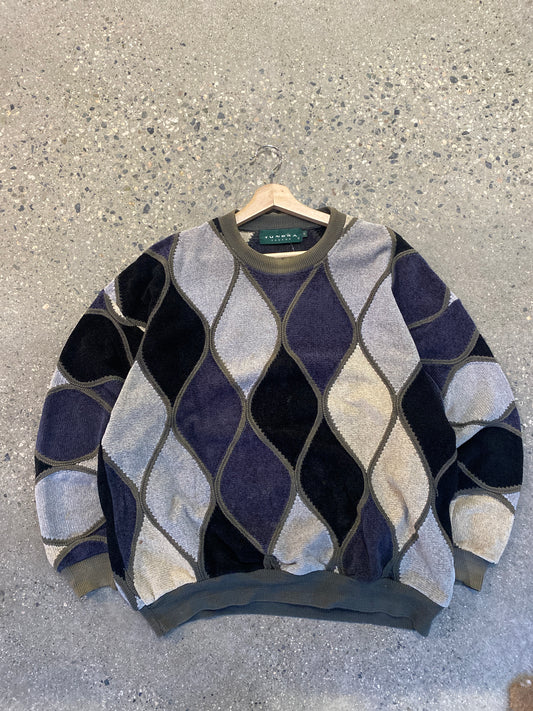 (M) Tundra Teardrop Coogi Style Knit