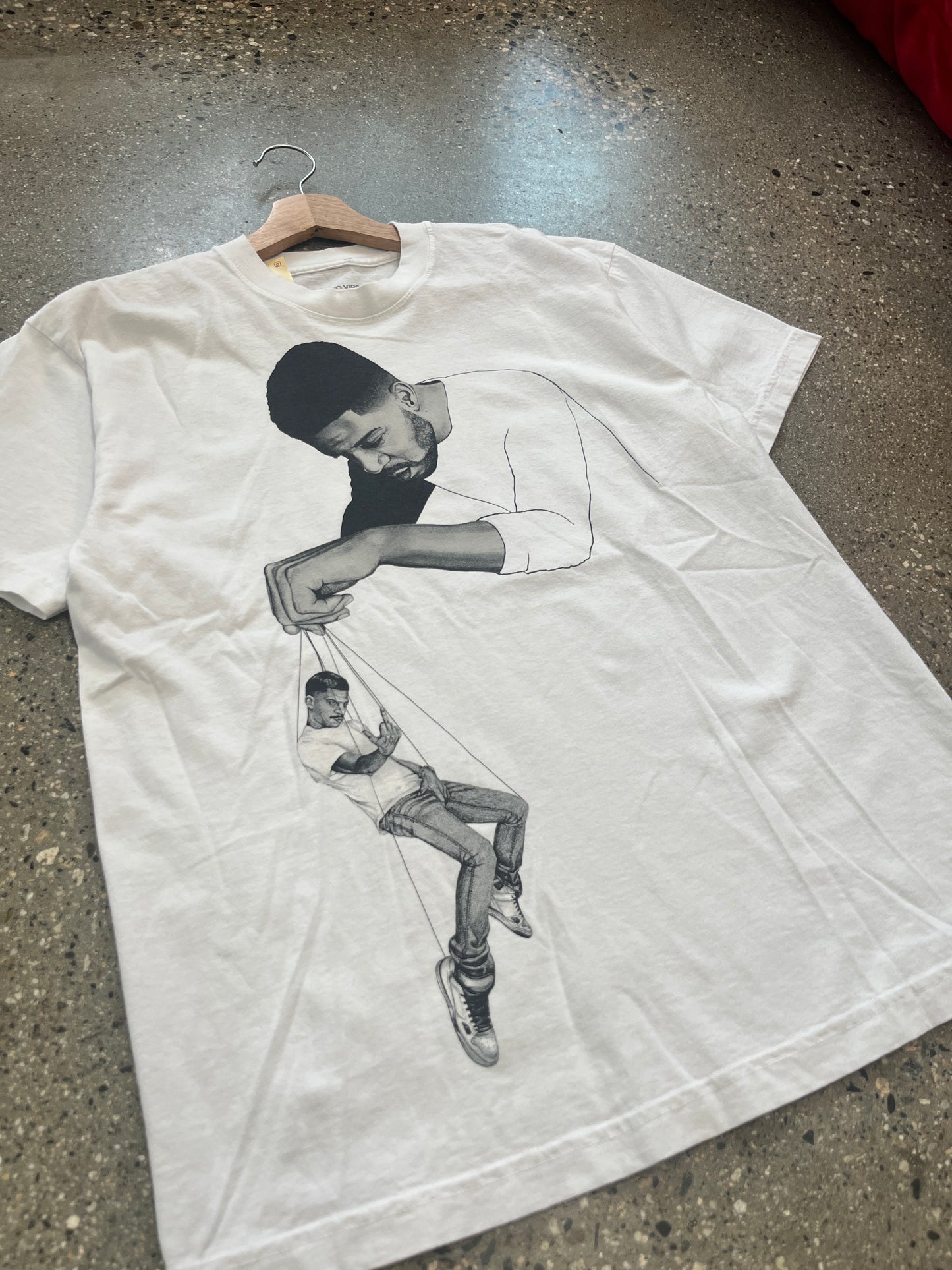 (M) Kid Cudi c/o Virgil Abloh “Pulling Strings” SS20 Tee
