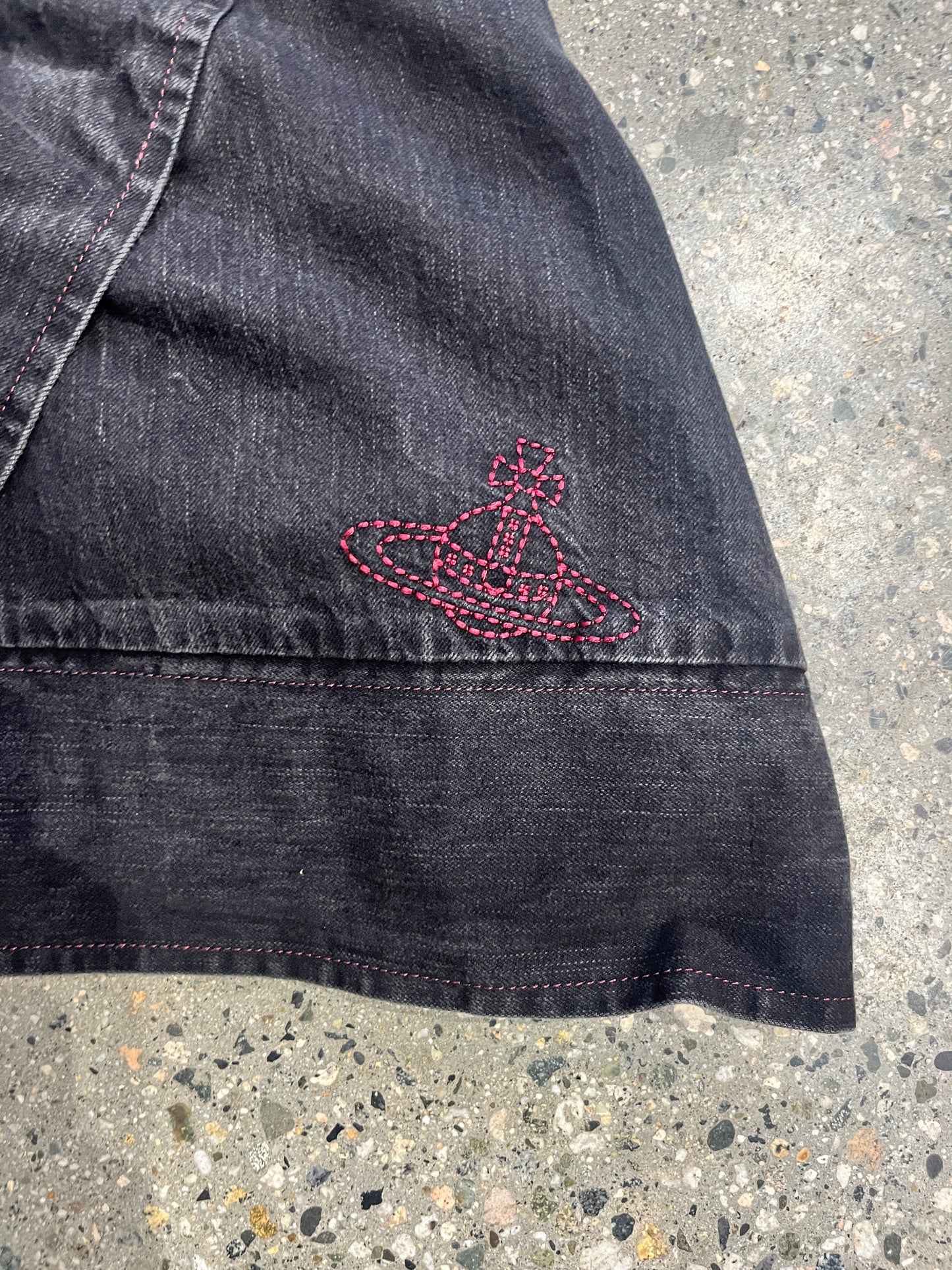 (Size 2) Vivienne Westwood Faded Black Skirt