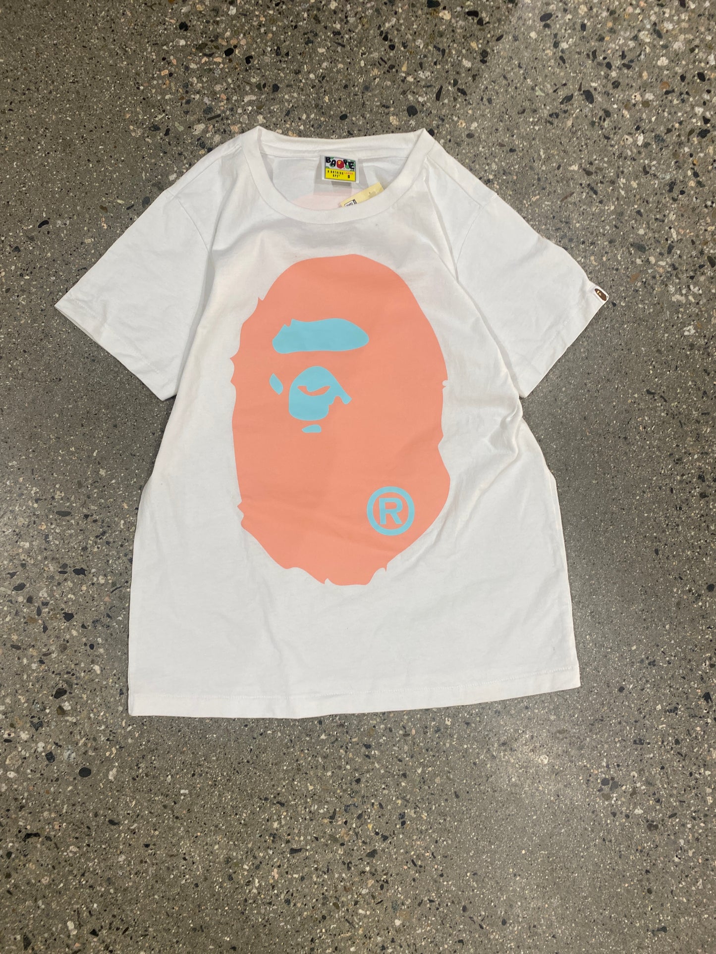 (Womens S) Bape Peach Head Tee Doublesided