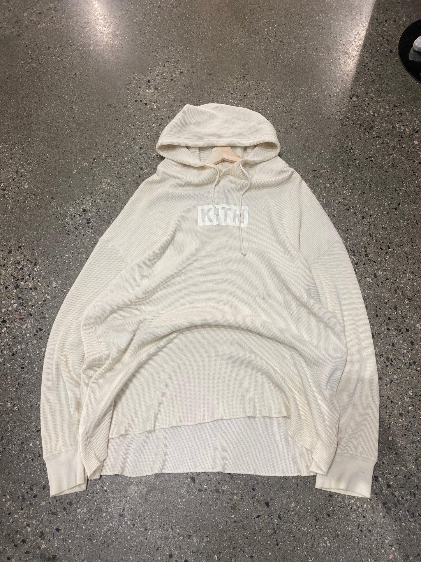 (2X) Kith x Calux Waffle Knit Oversized Hoodie