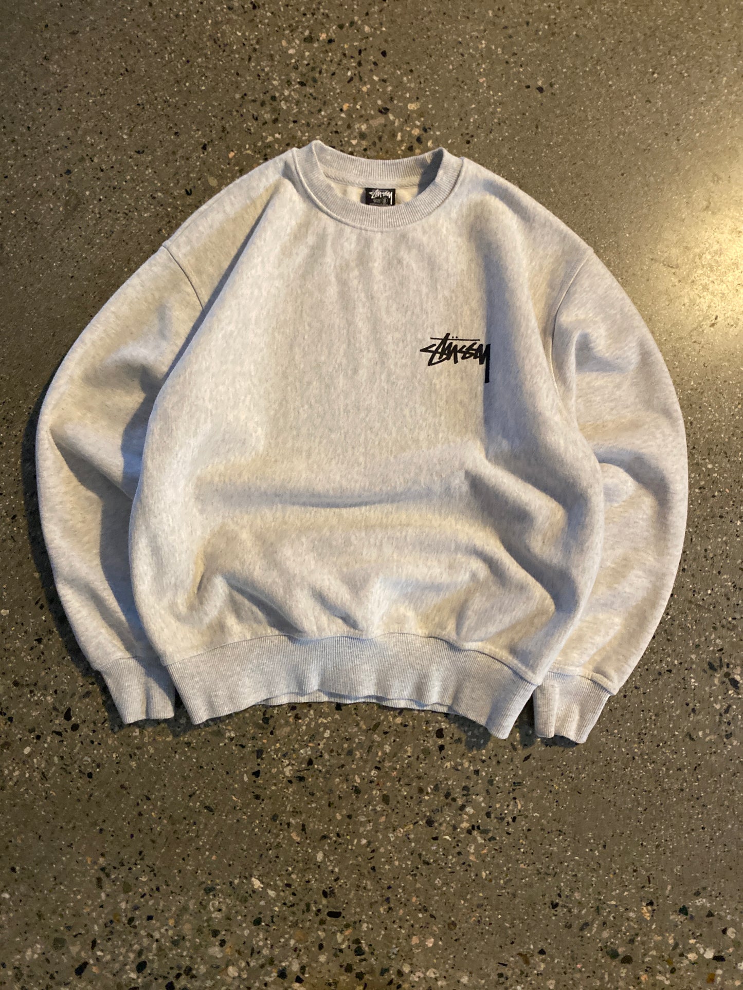 (S) Stussy Thick Rasta Doublesided Crewneck
