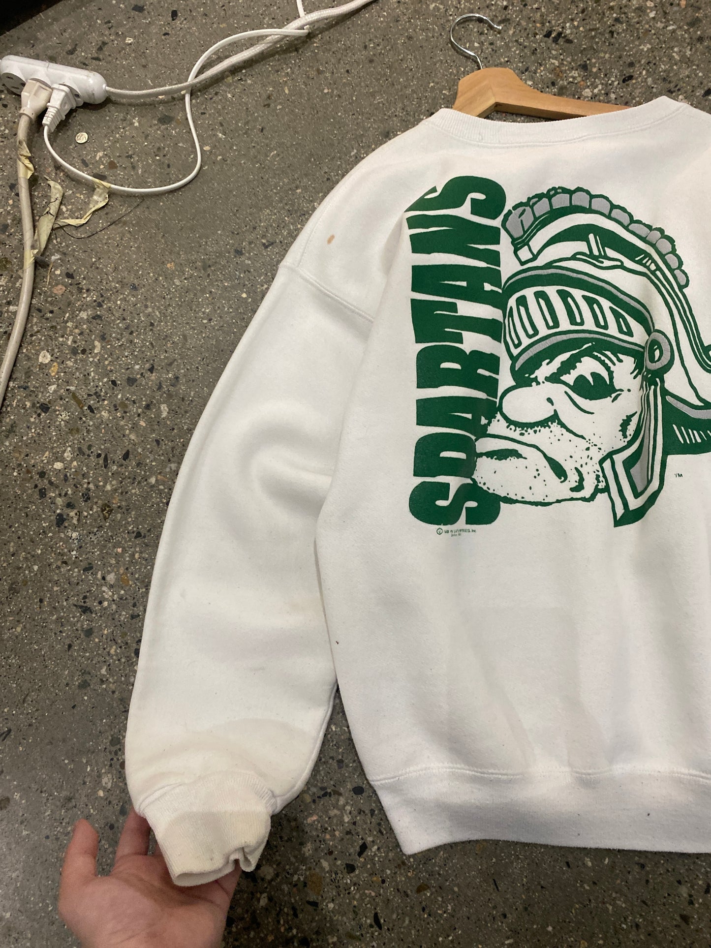 (S/M) 90's Michigan State Spartans Graphic Crewneck