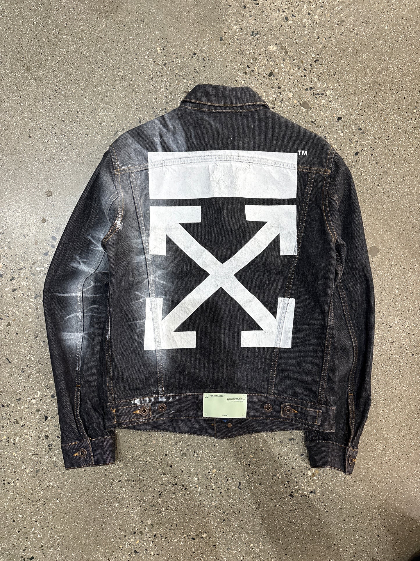 Off White Arrows Denim Jacket