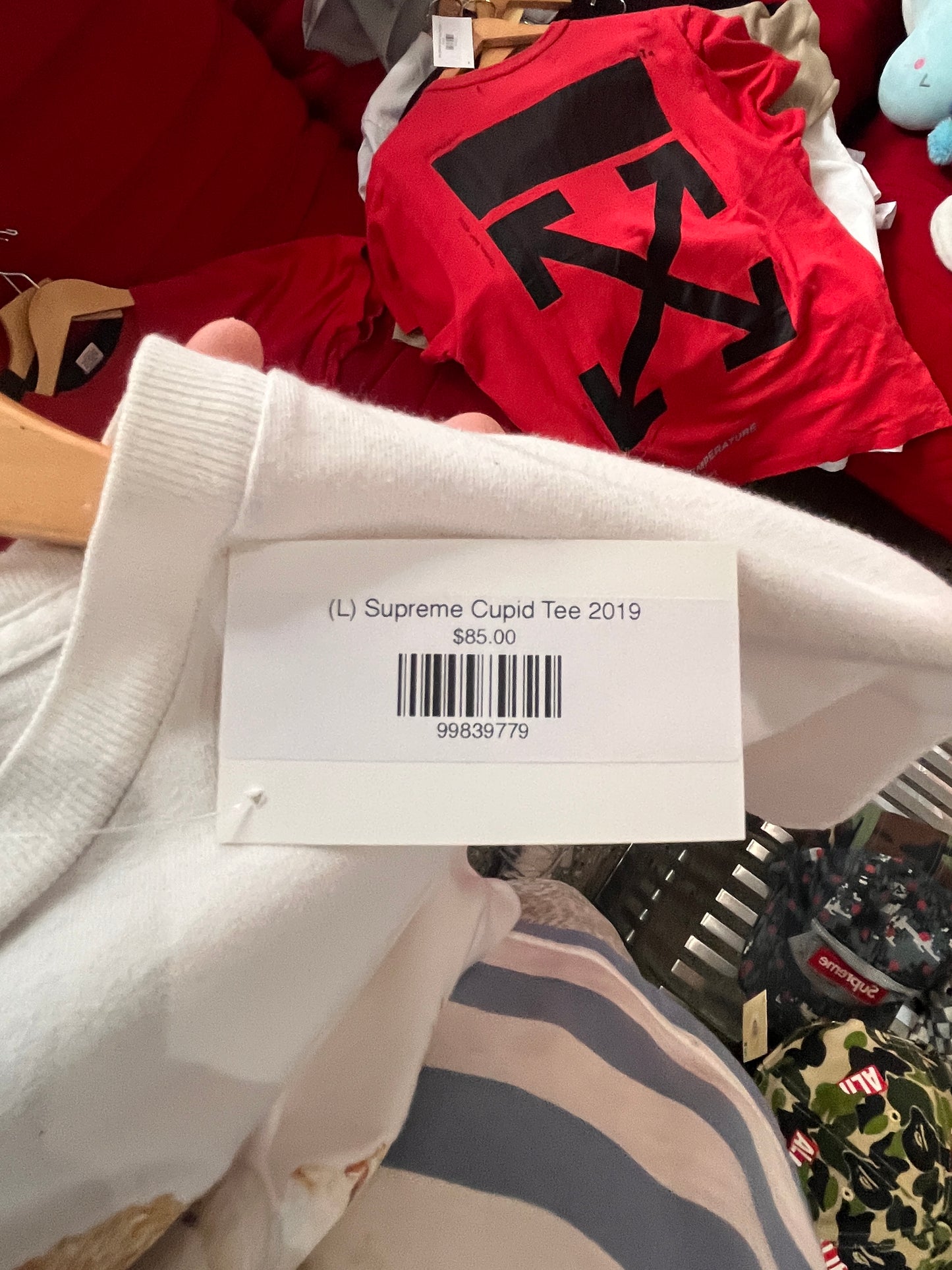 (L) Supreme Cupid Tee 2019
