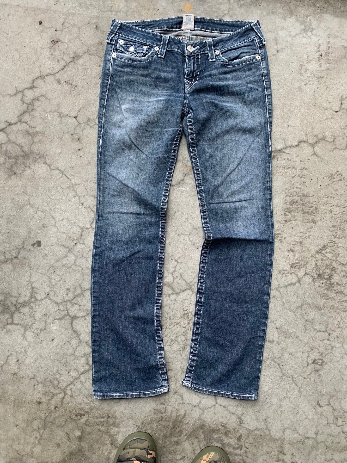 (32”) True Religion Straight Leg