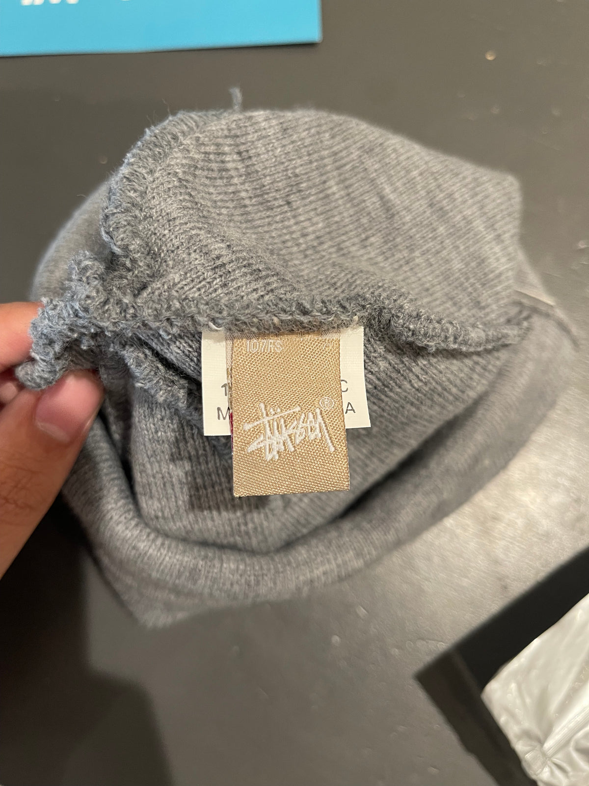 (OS) 2000s Grey Stussy Skully