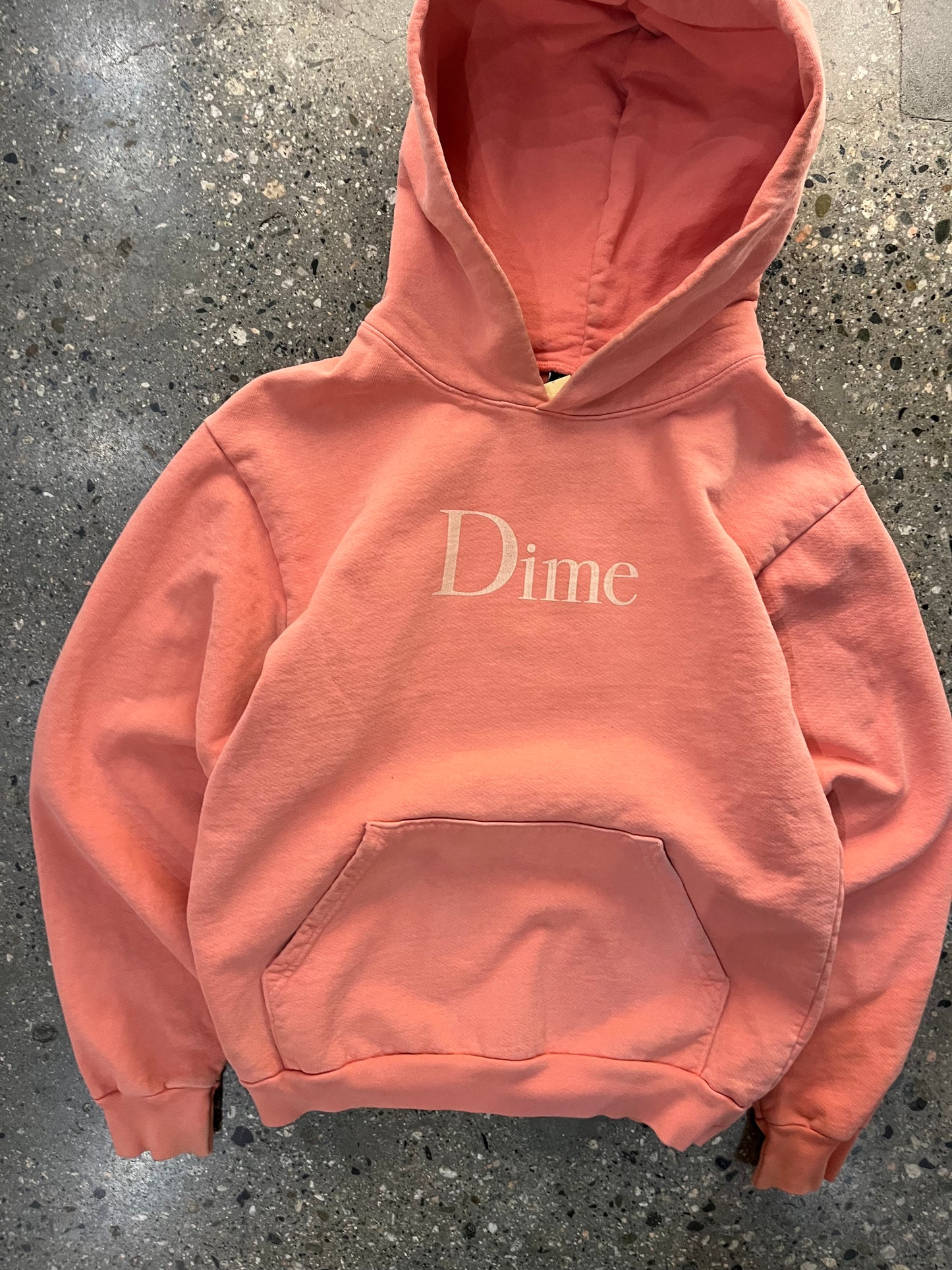 (M) Dime Peach Hoodie