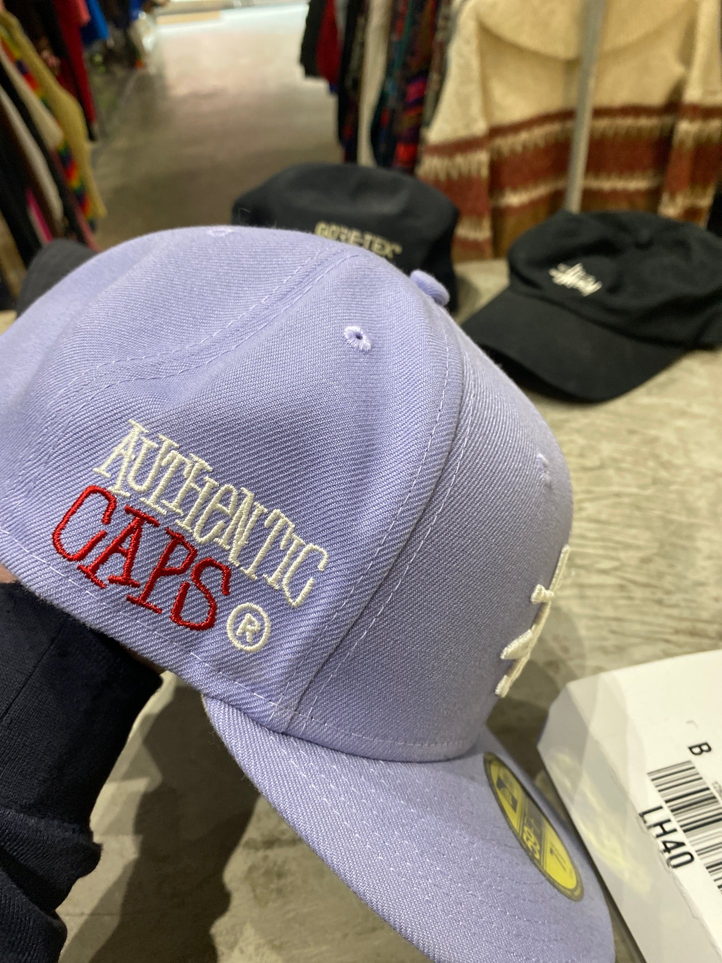 (7 5/8) Stussy Japan x New Era Lavender Fitted