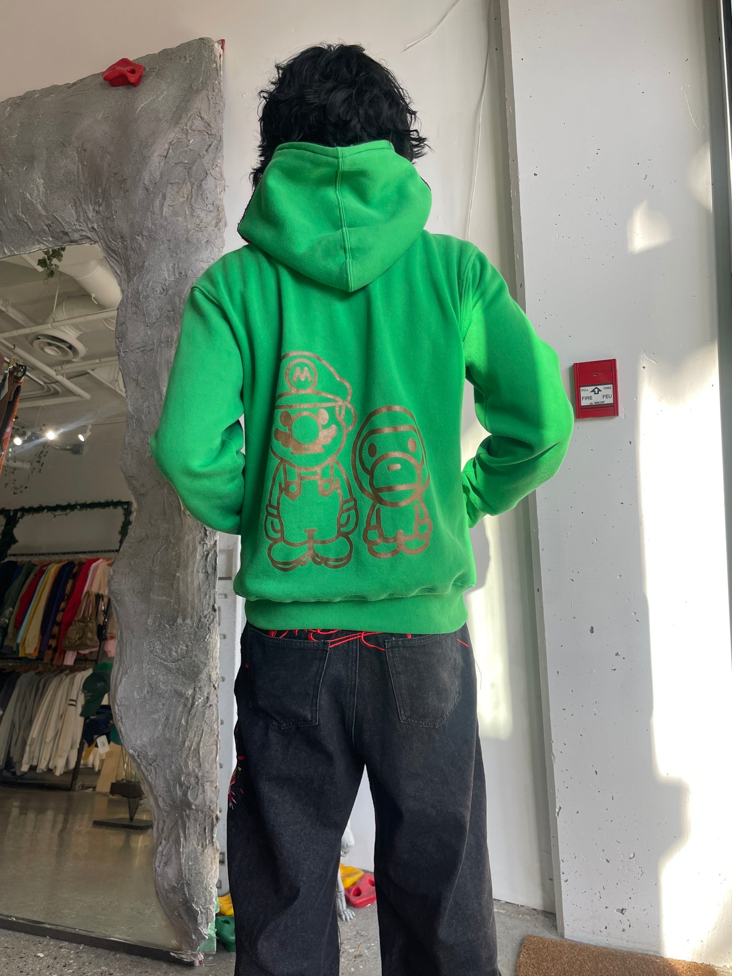 (M) Bape Mario Hoodie Full Zip