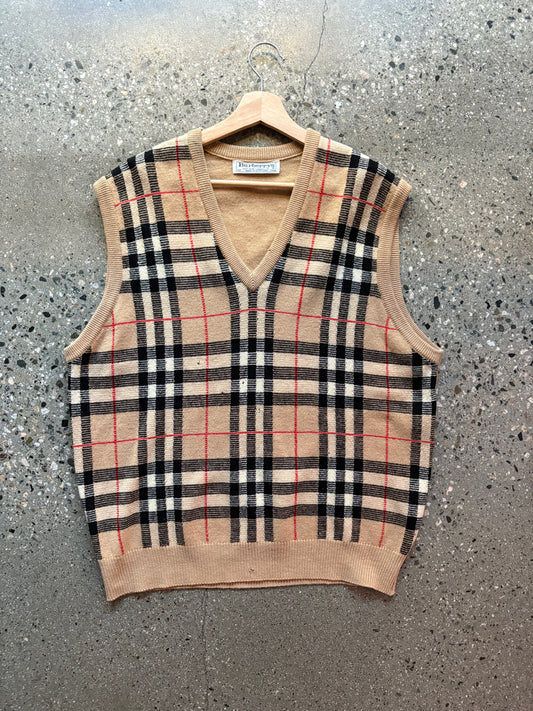 Burberry Nova Check Golf Vest