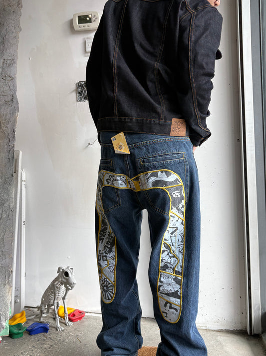 (L) Evisu Daicock Baggy Boot
