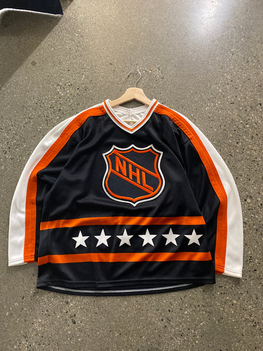 (m) Vintage NHL wales conference jersey