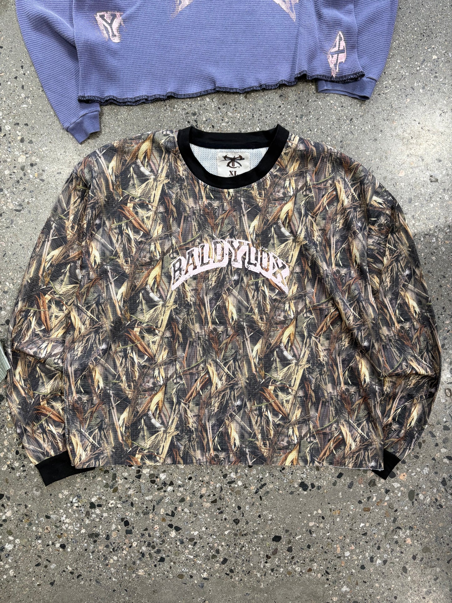 (XL) Baldy 1/1 Spell out Cropped Real Tree