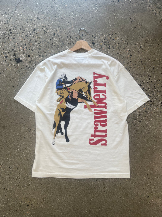 (M/L) Strawberry Doublesided Tee