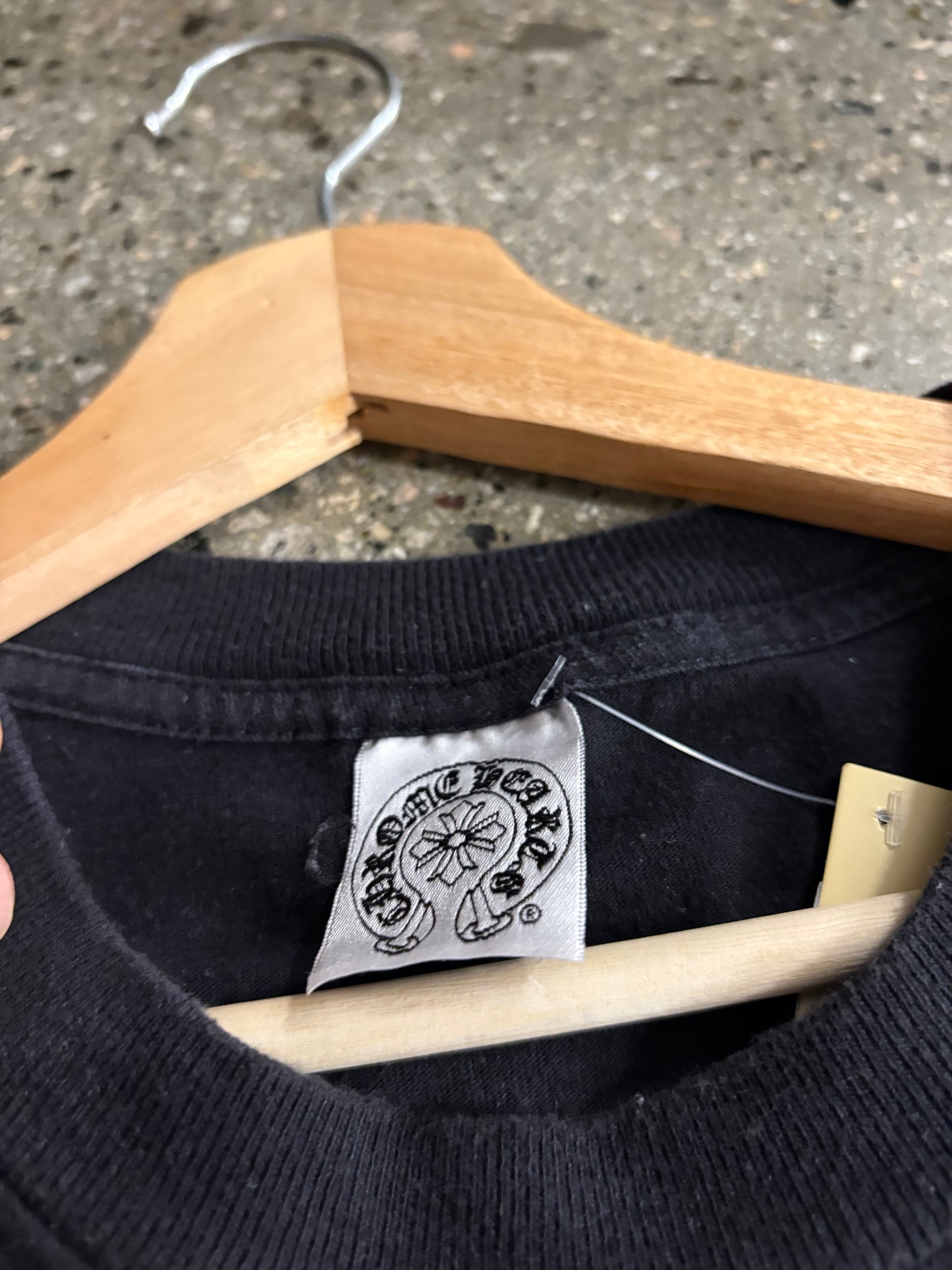 (L) 1990s/Early 00s Rare Foti Chrome Hearts Black Tee