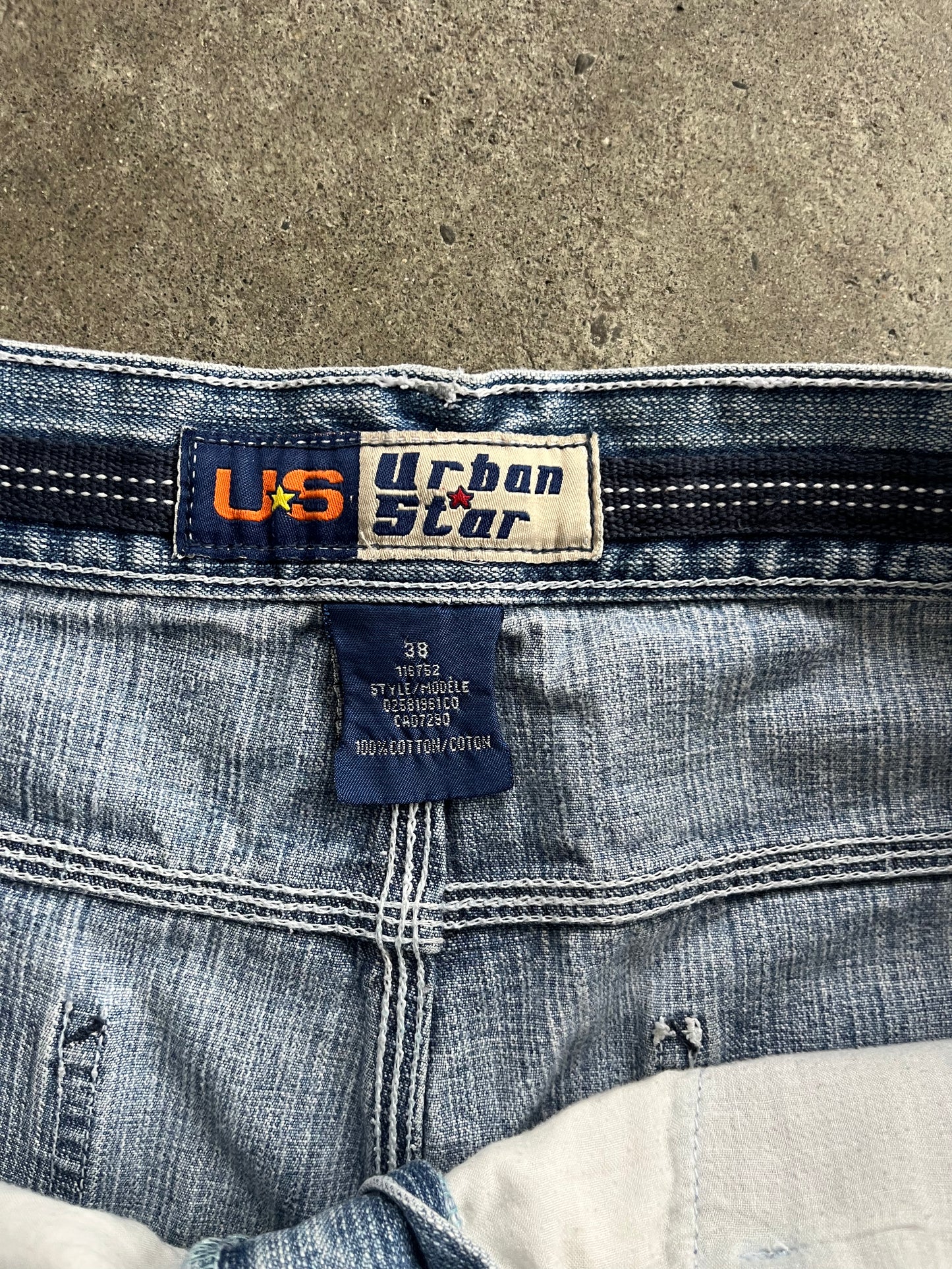 (XL) Y2K Urban Star Carpenter Jort
