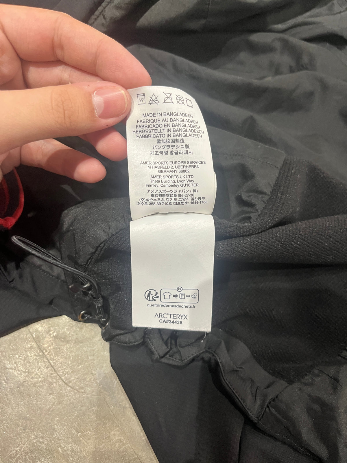 (M) Arc’teryx Atom Hoodie Black