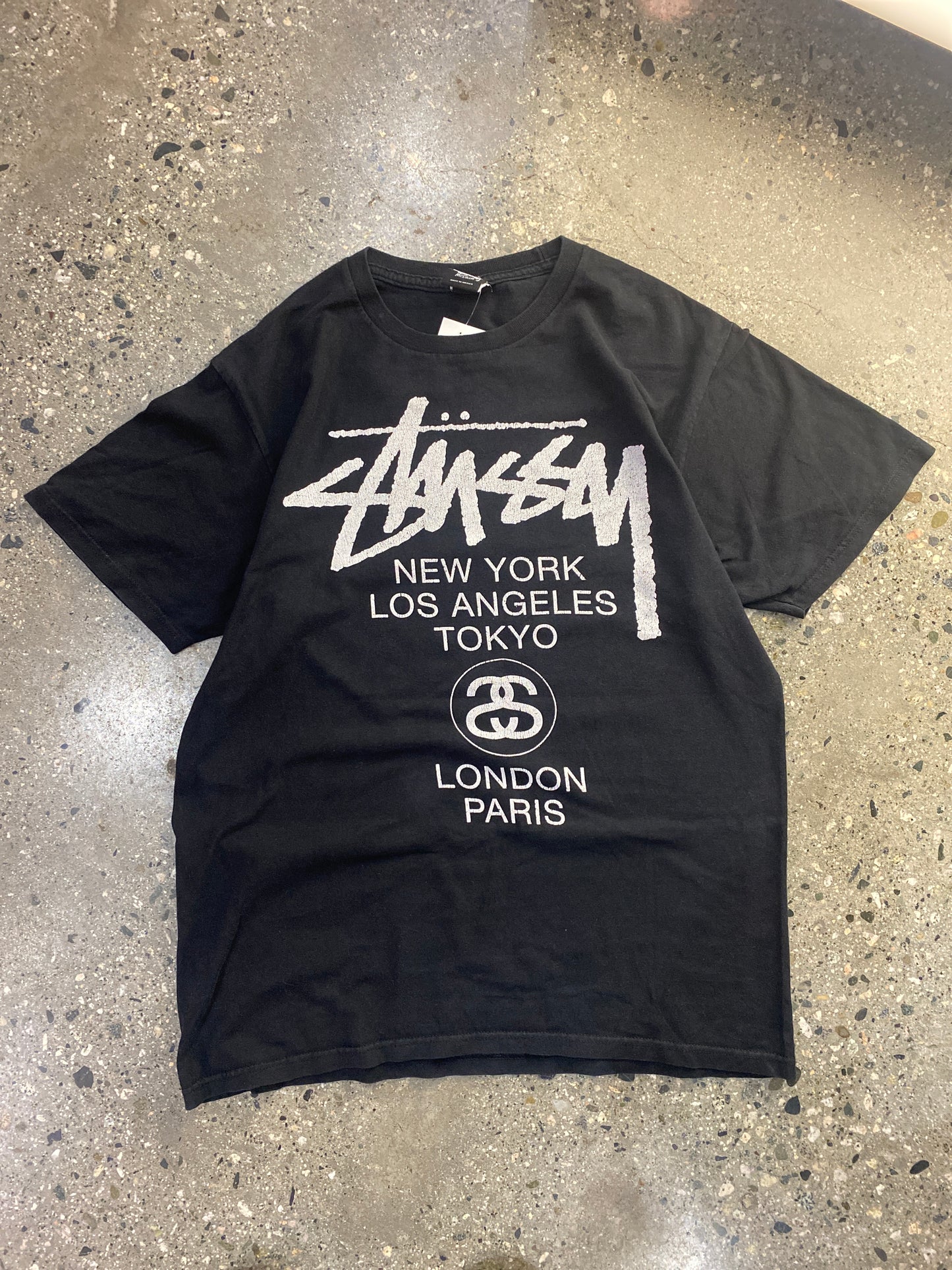 (m) Stussy Cities International Tee Doublesided
