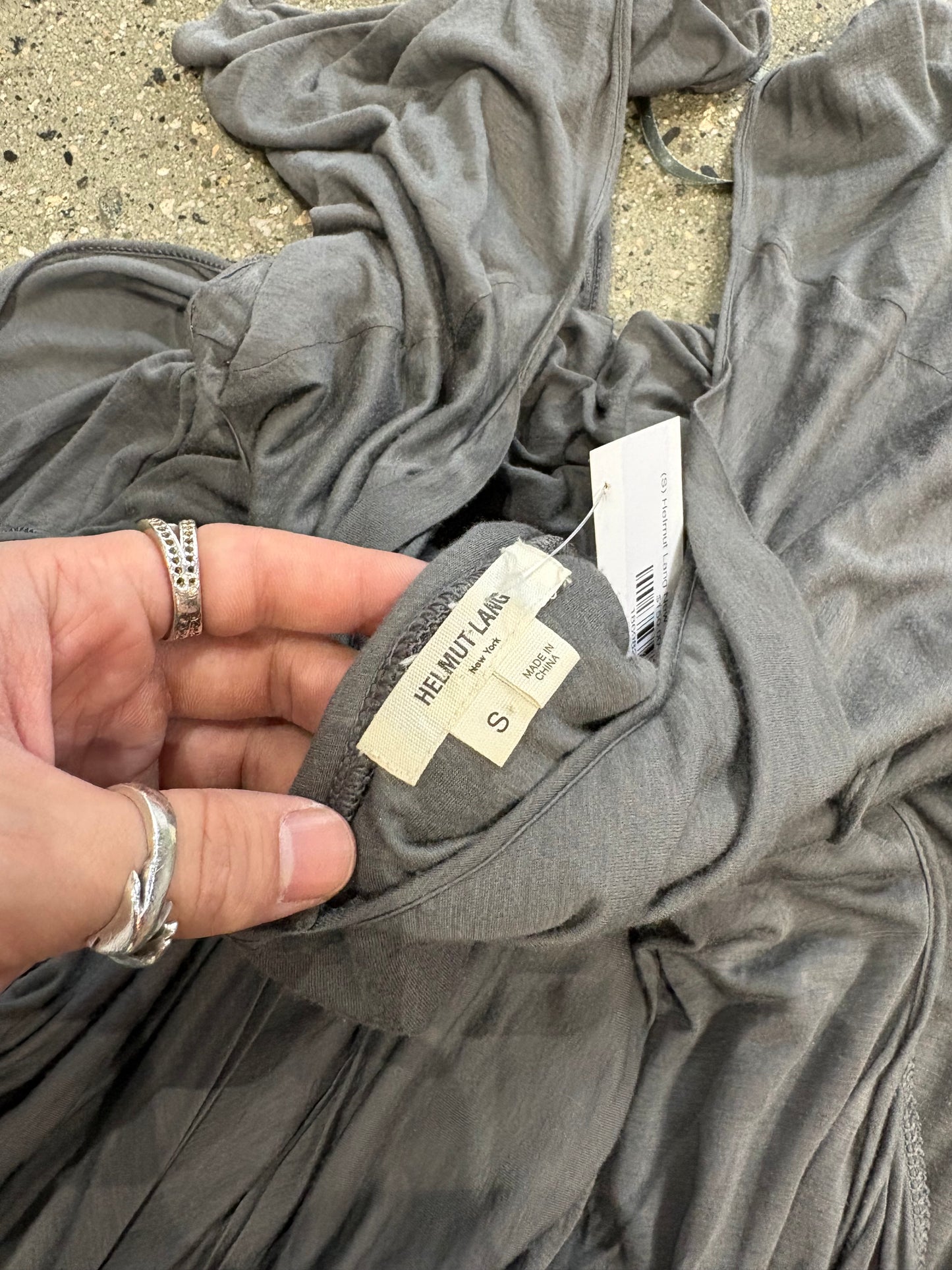 (S) Helmut Lang New York Ribbed Dress