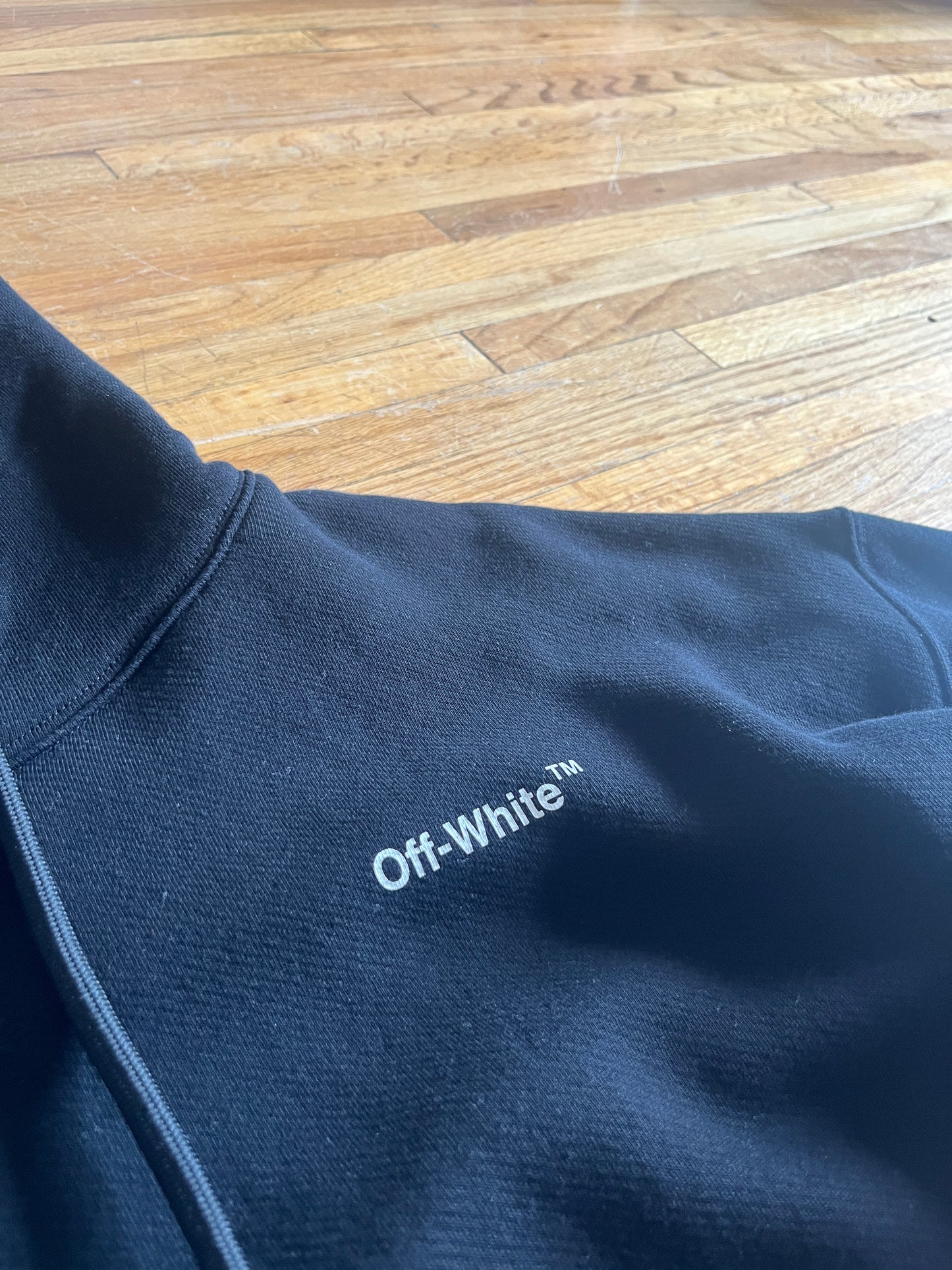 (XL) Offwhite Script Hoodie Pullover