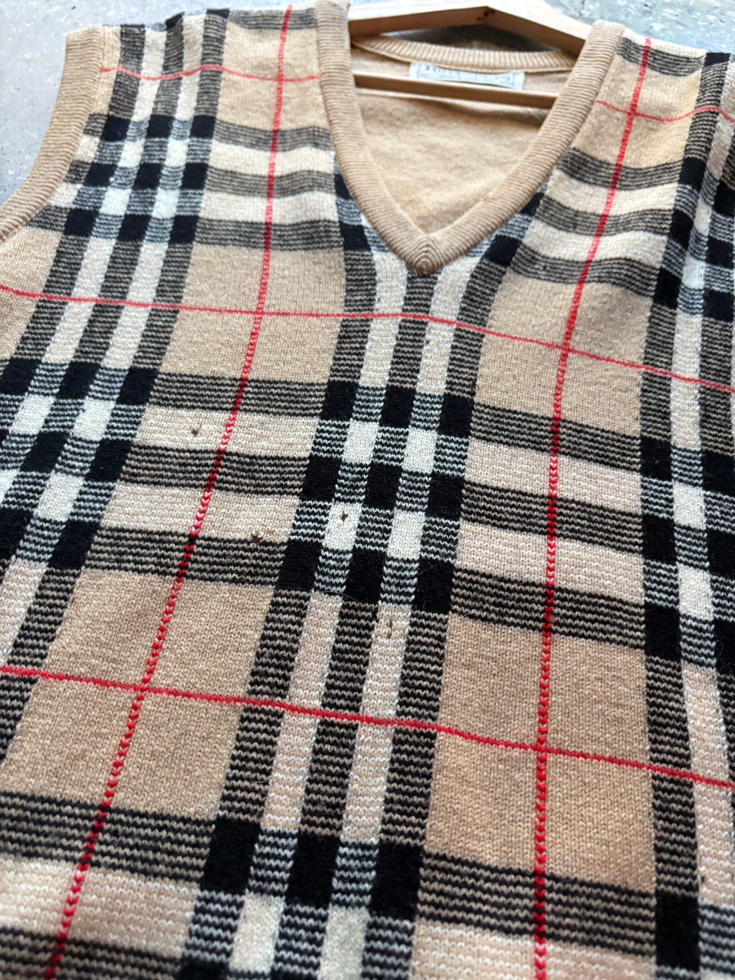 Burberry Nova Check Golf Vest