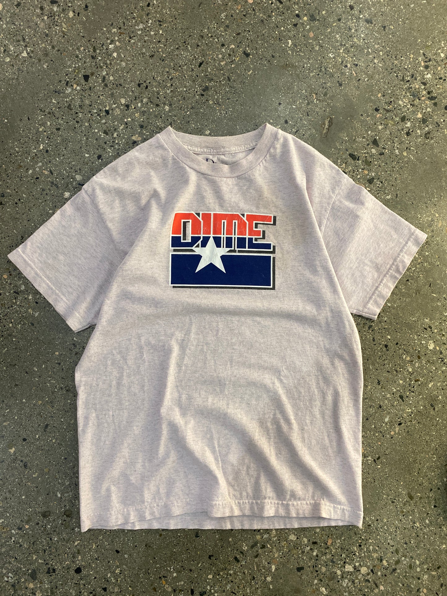 (M) Dime Tee Pinkish Grey
