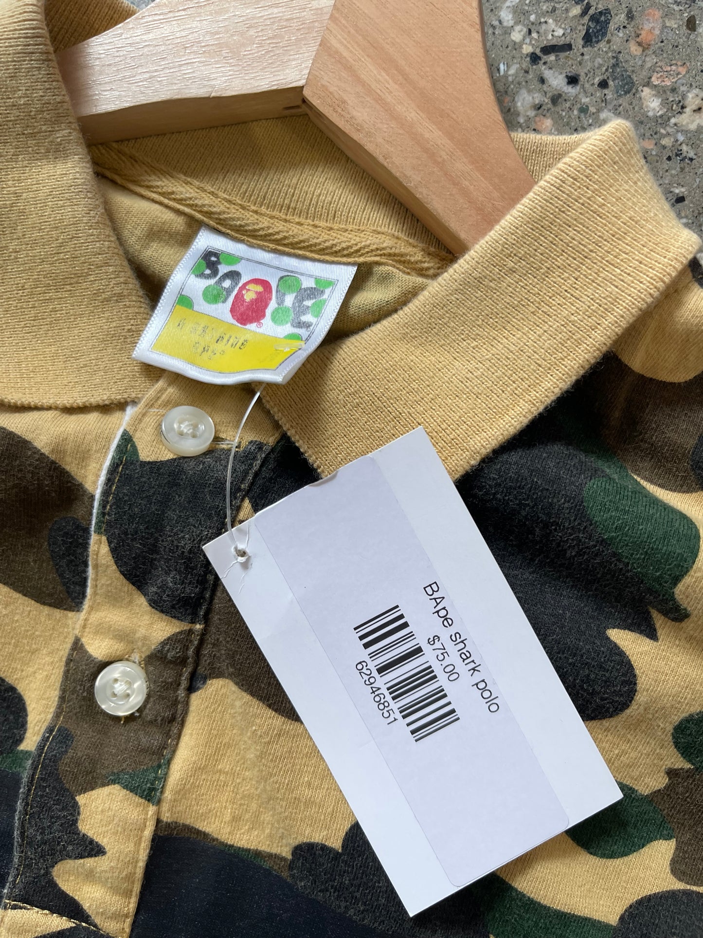 (S) Bape shark polo