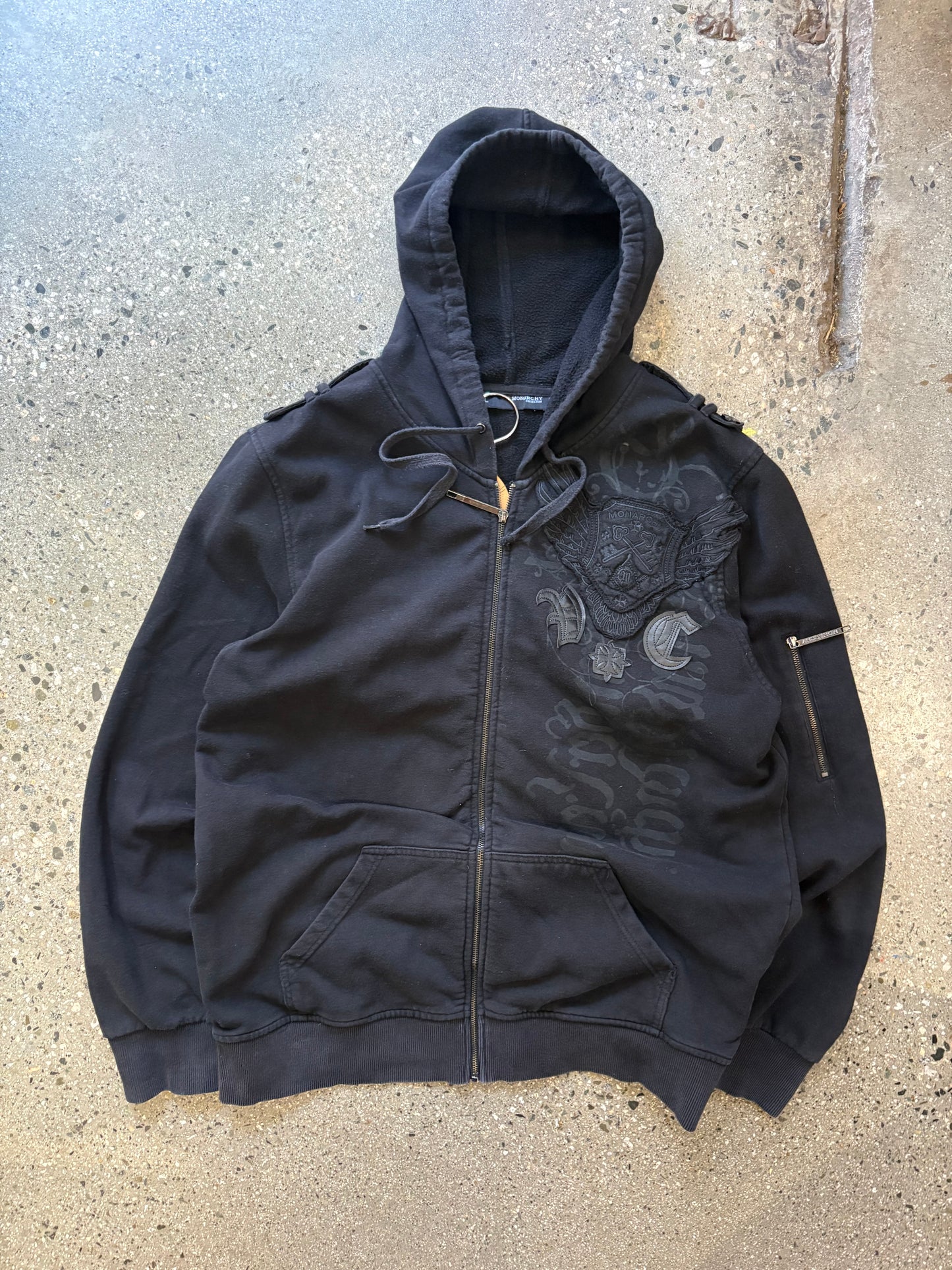(XXL) Monarchy Tribal Zip up Hoodie