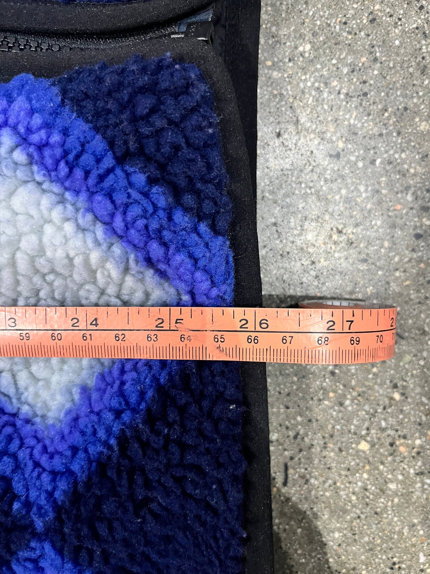 (M) Stussy Reversible Fleece Purple Diamond