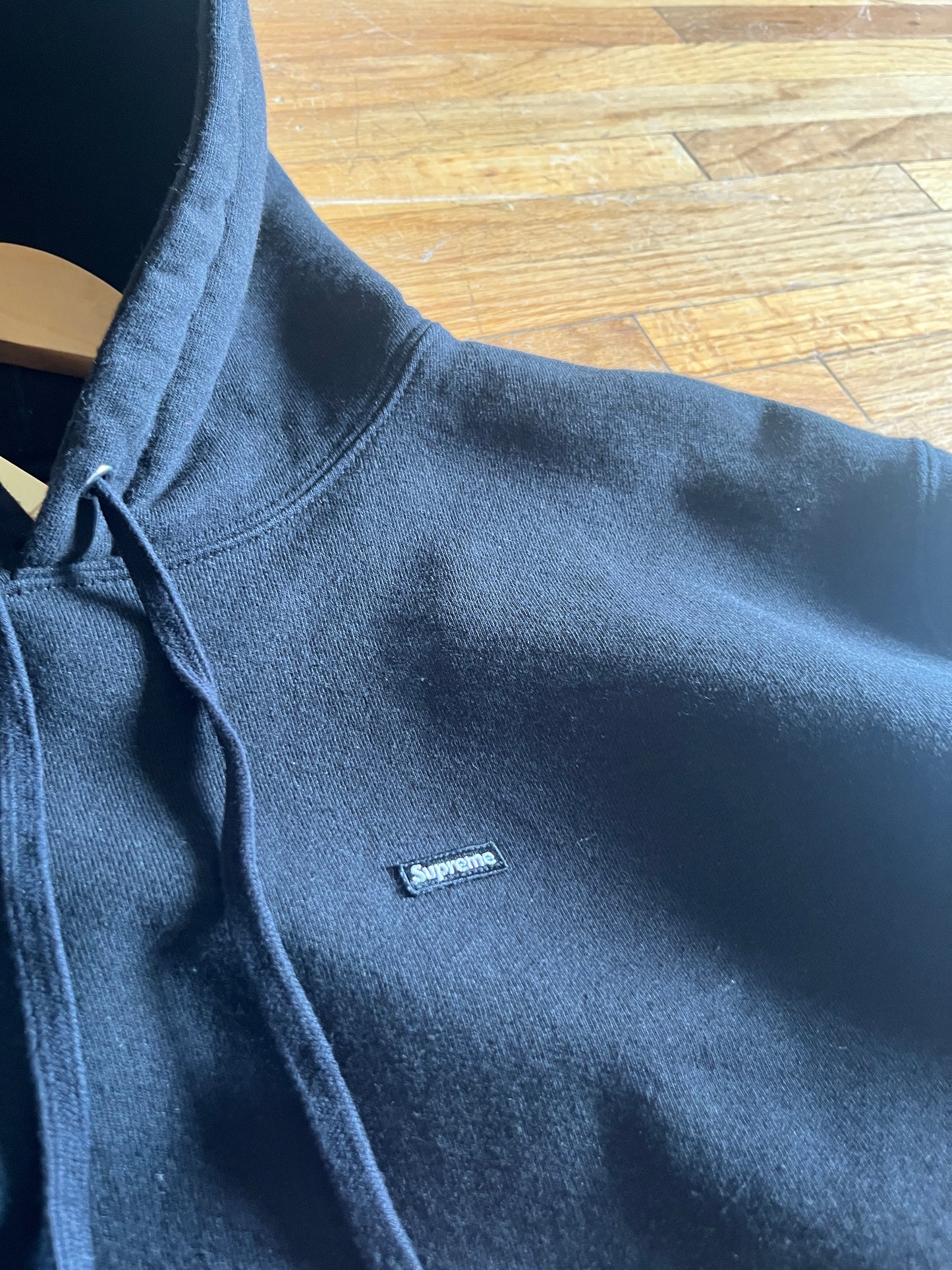 (M) Supreme Box Hoodie Black