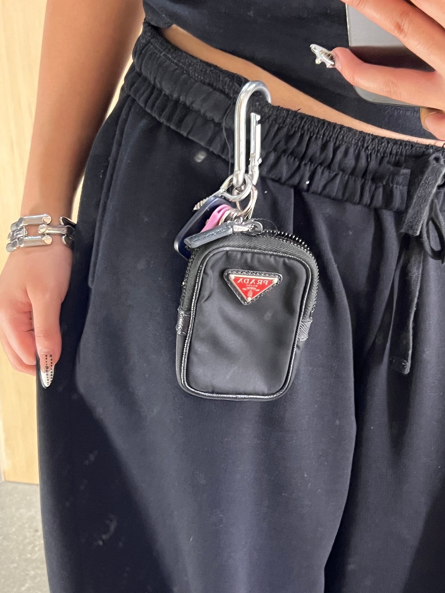 (OS) Prada Miniature Coin Pouch