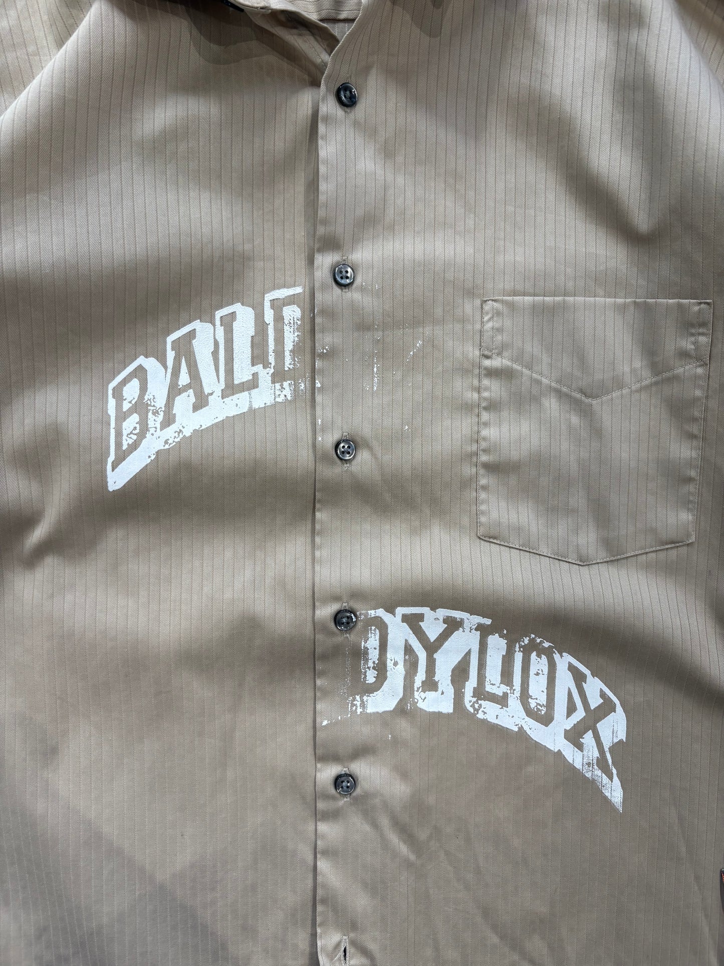 (L/XL) Baldy 1/1 Cropped Button up