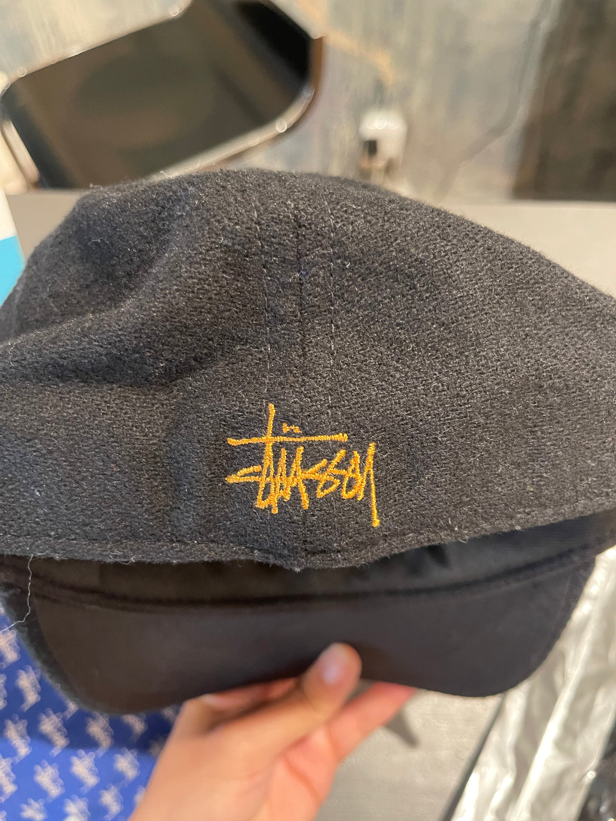 (S-M) Vintage Stussy Fitted Headgear Hat