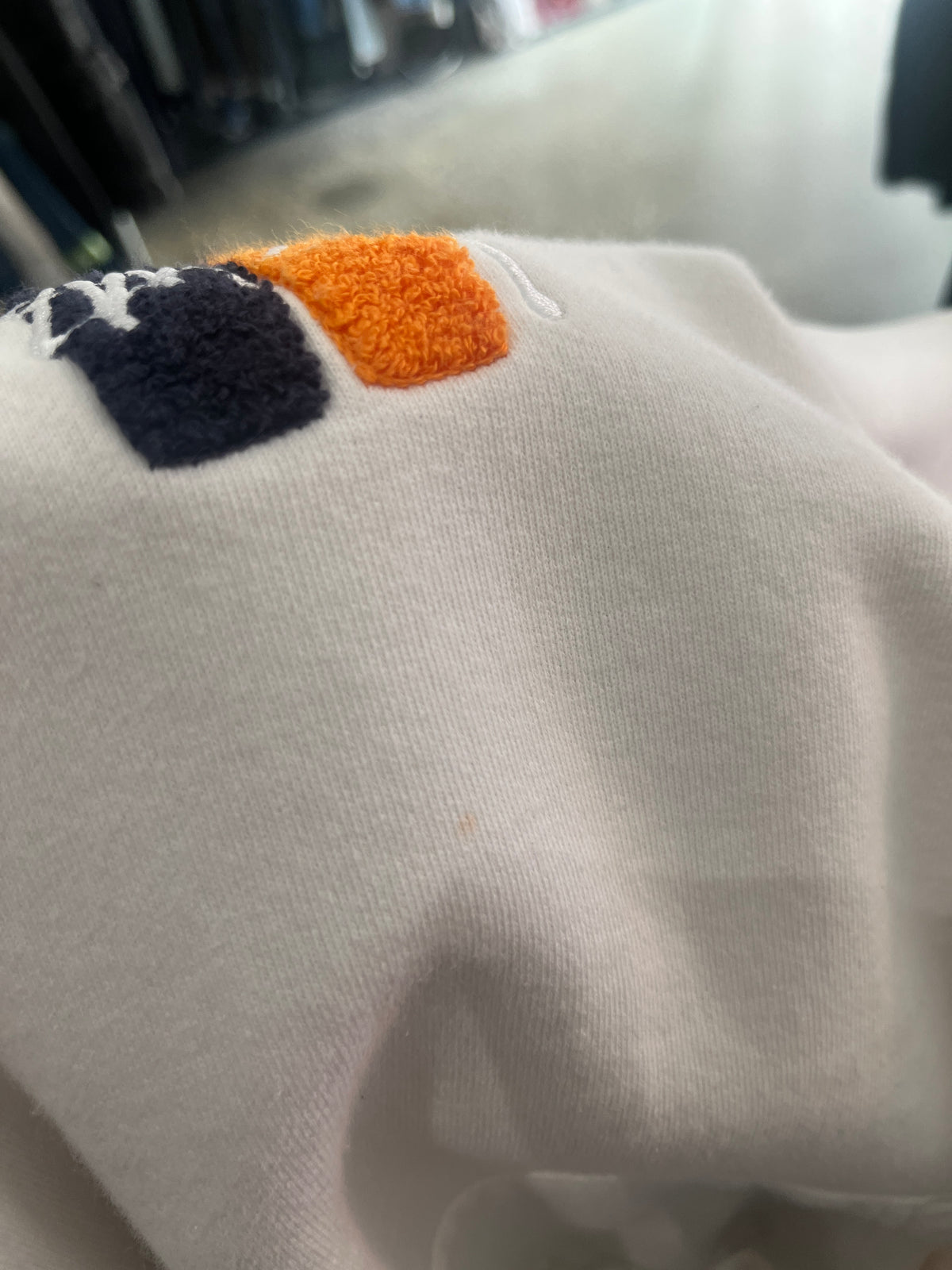 (XS) Stussy White Hoodie