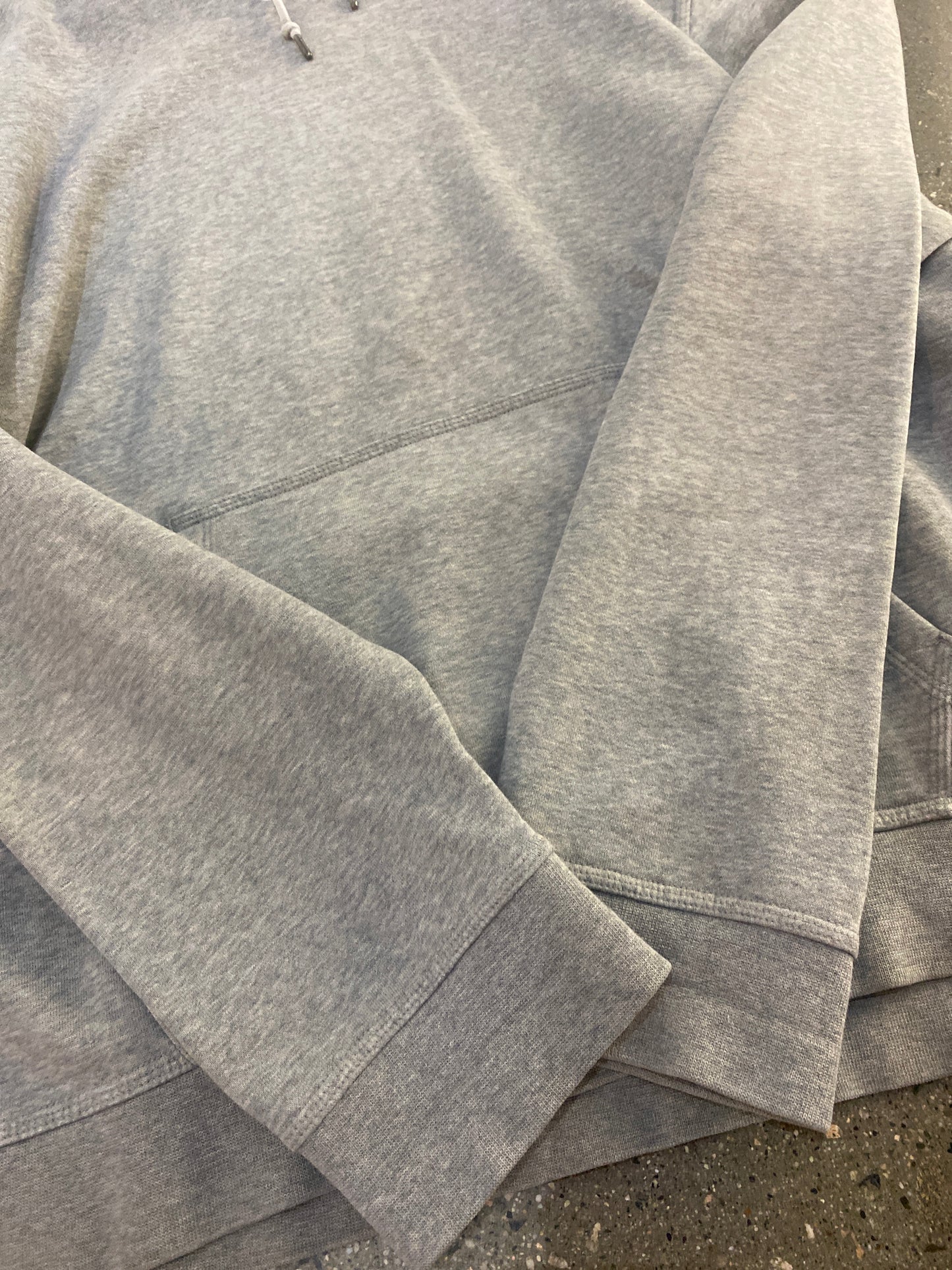 (XL) 2010s Grey Nike Center Swoosh Hoodie