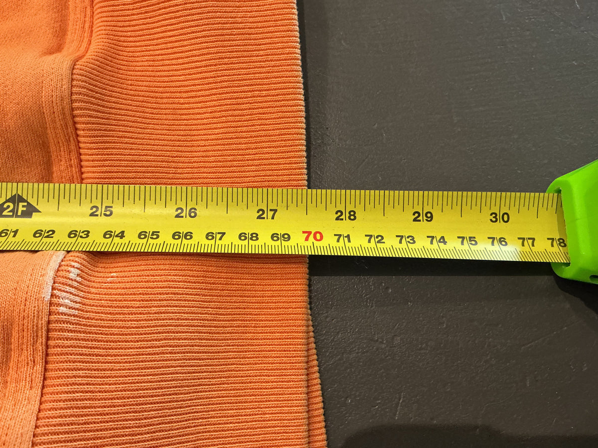 (S) Peach Orange Stüssy Half Zip