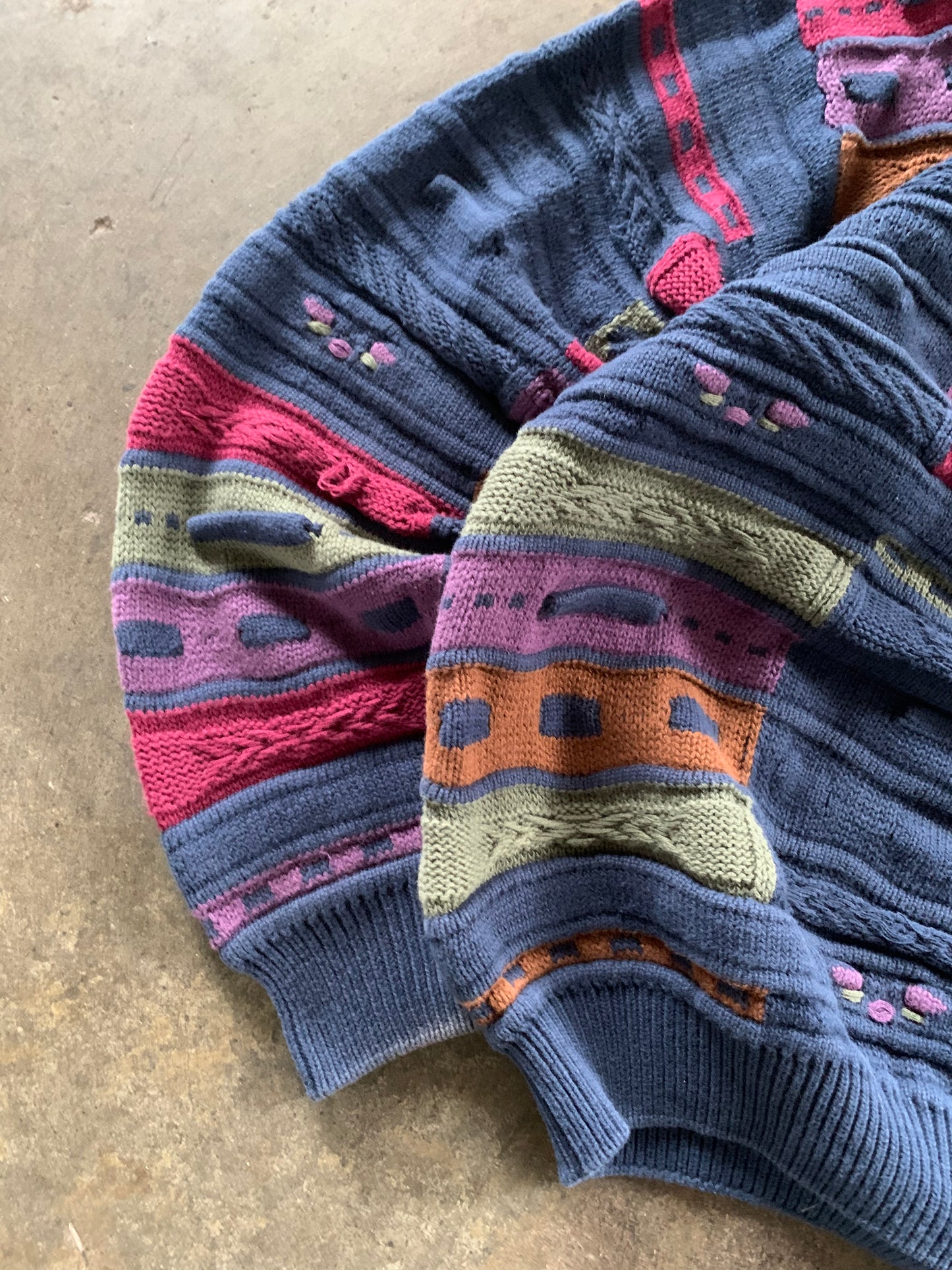 (XL) 90’s Tosani Coogi Style Knit