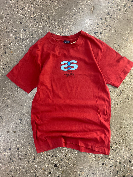 (S) Early 90s Stussy Interlock Tee
