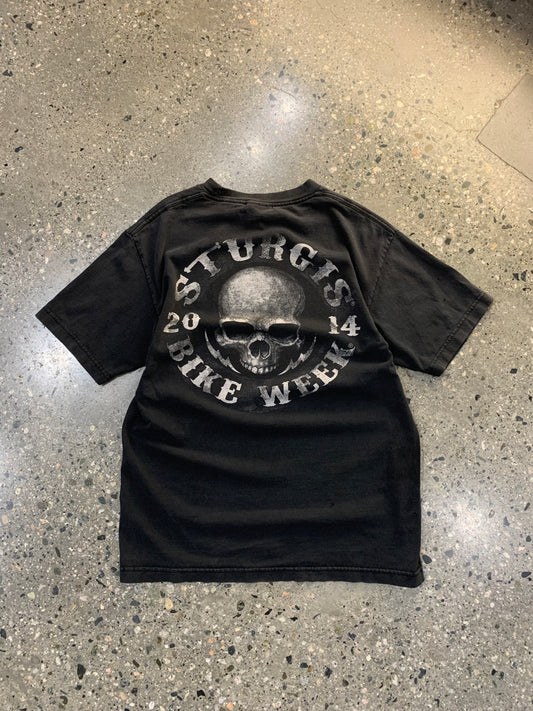(s) 2014 Sturgis Bike Week Skull Tee