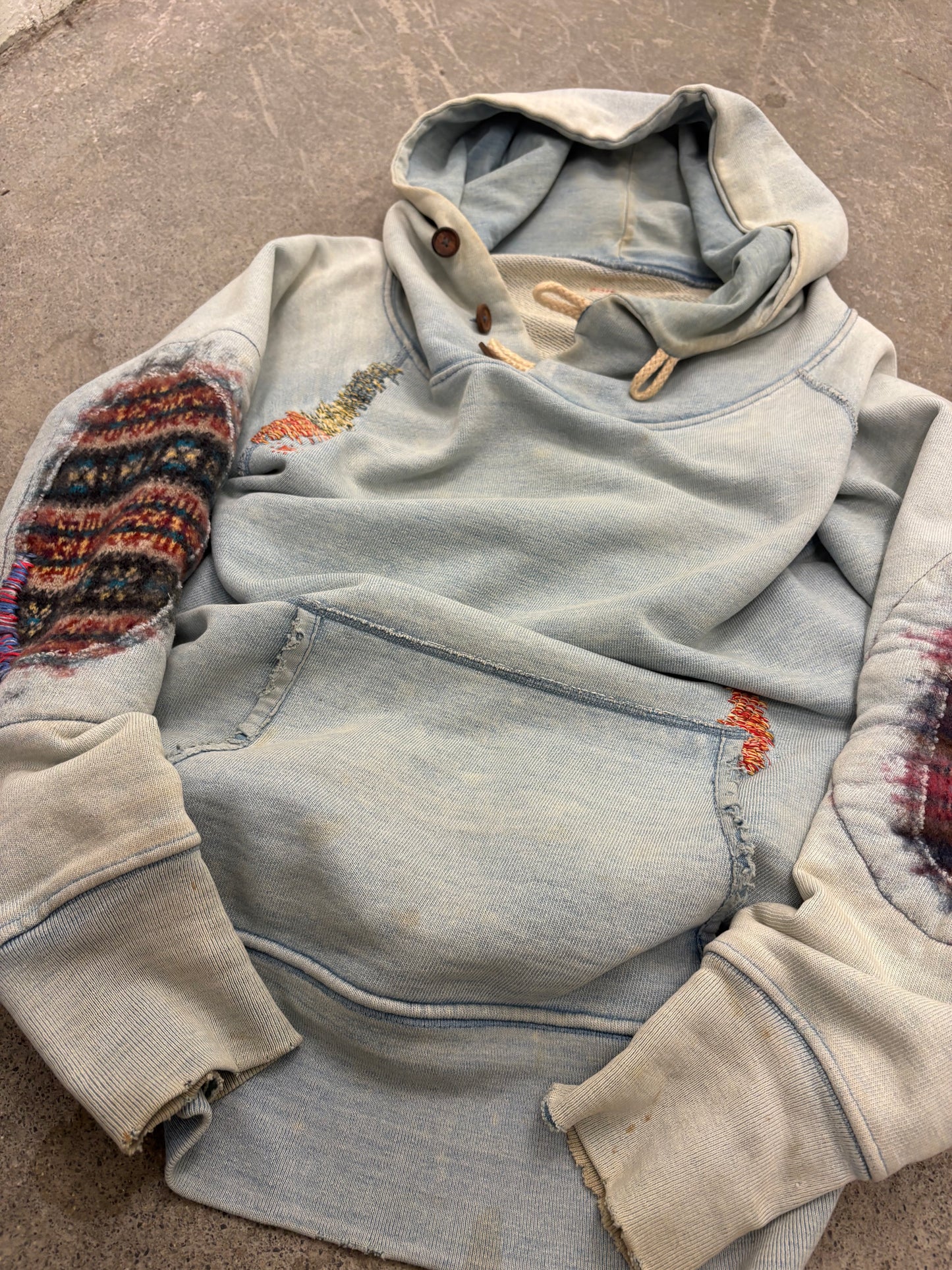 (S) Kapital Baby Blue Hoodie