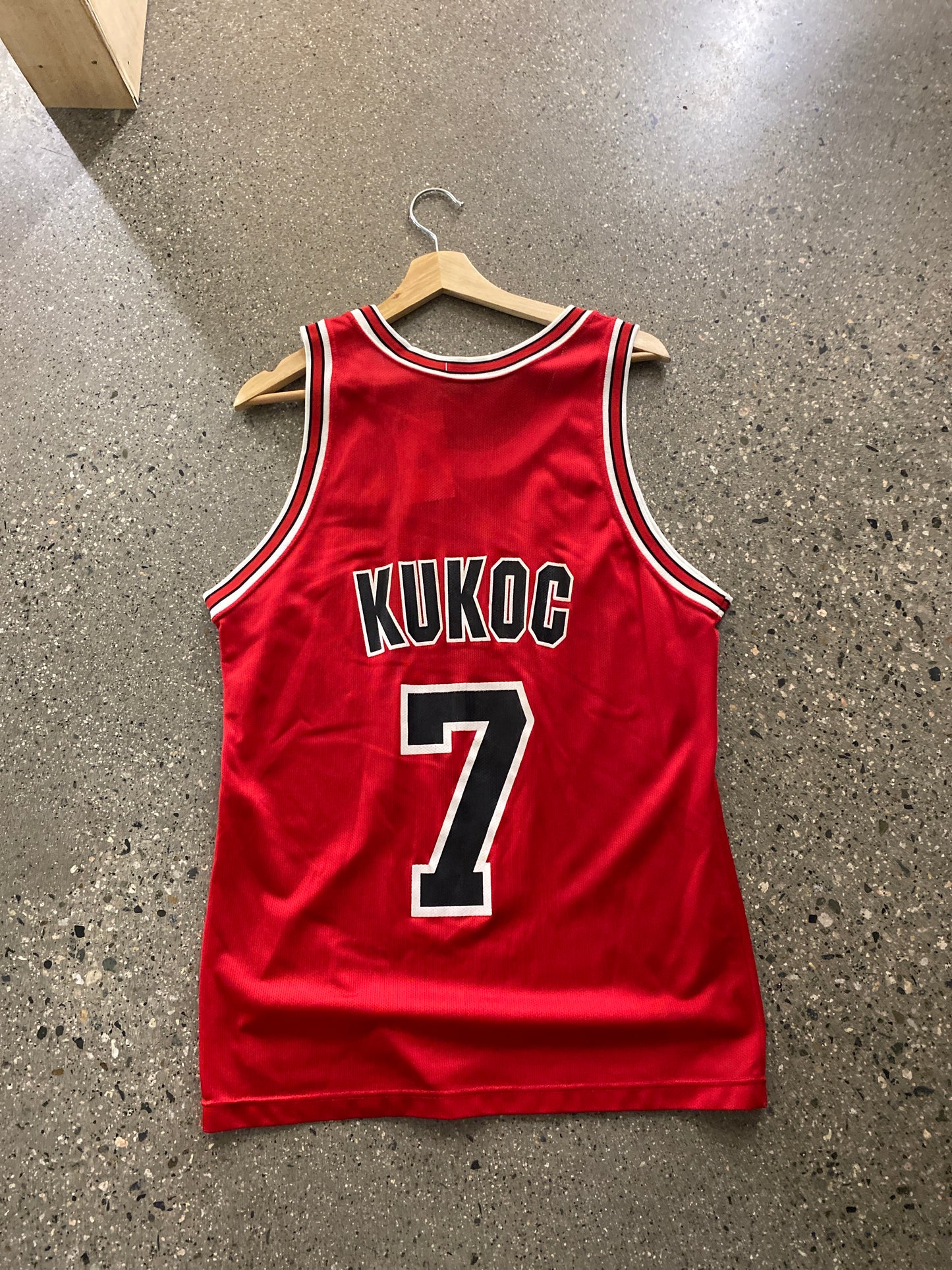 (M/L) Vintage Champion Toni Kukoc Chicago Bulls Jersey