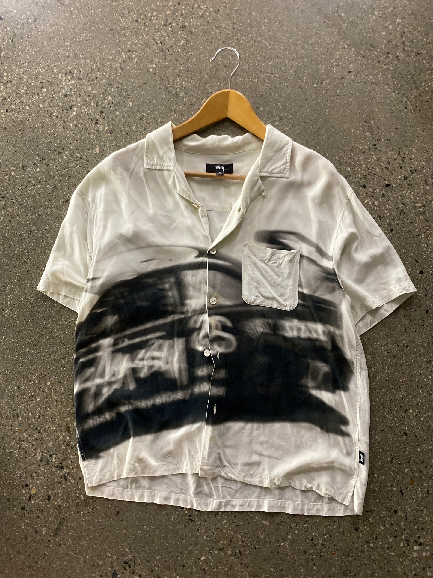 (M) Stussy Speedway Race Car camp collar